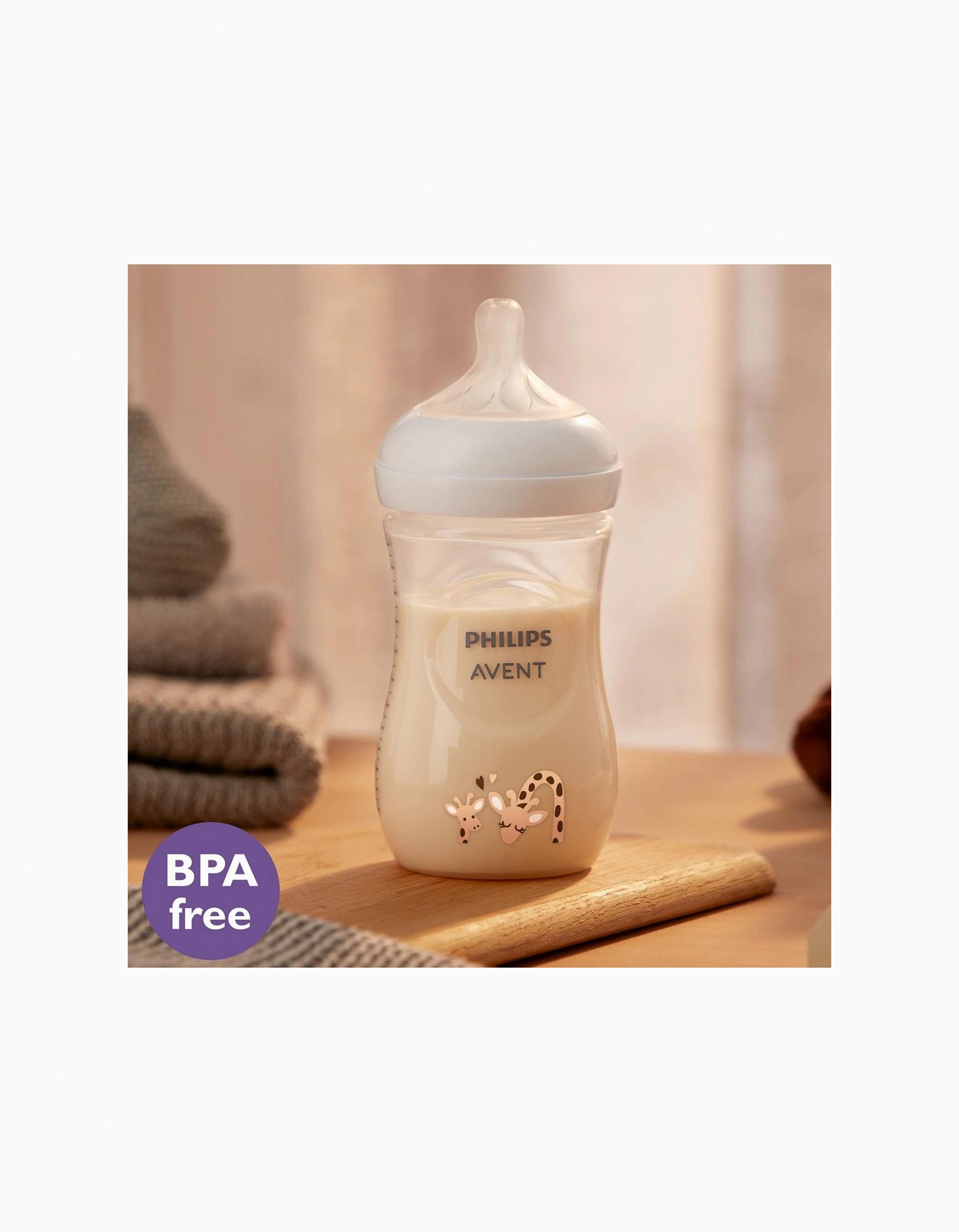 Philips Avent Natural Response Giraffe Bottle 260 Ml