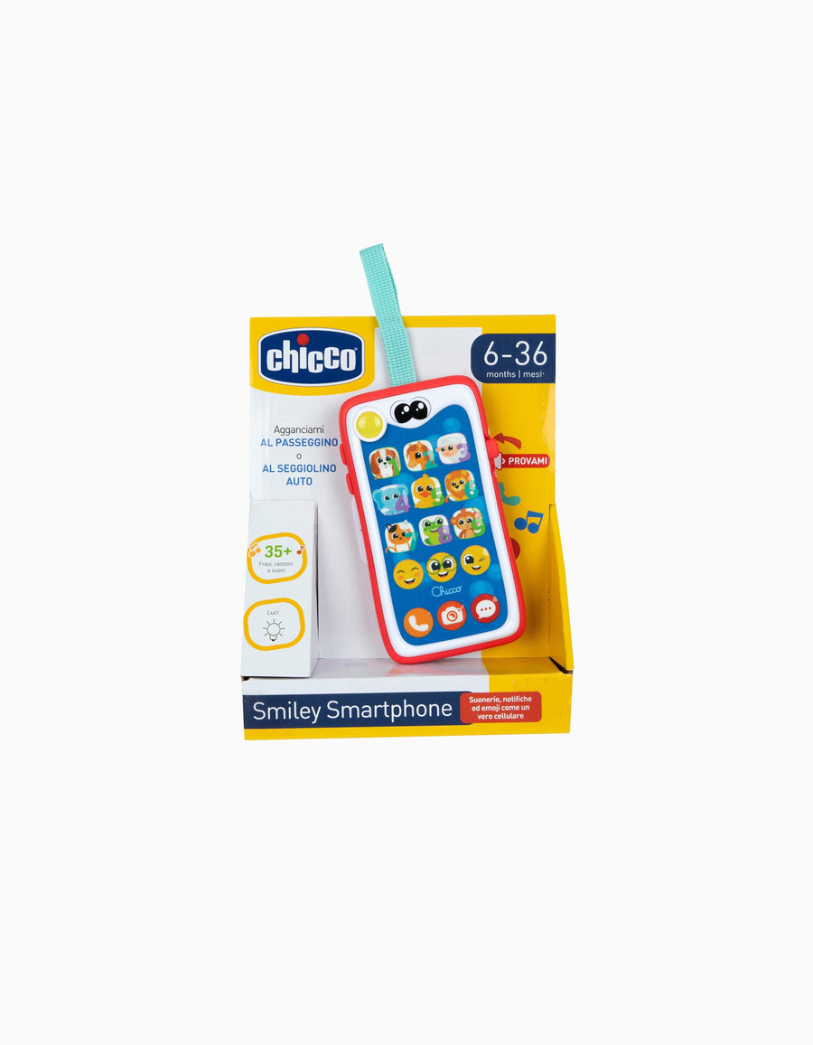 Jouet éducatif - CHICCO - SMILEY SMARTPHONE PARLANTE - Bilingue anglais Jouet éducatif - CHICCO - SMILEY SMARTPHONE PARLANTE - Bilingue anglais