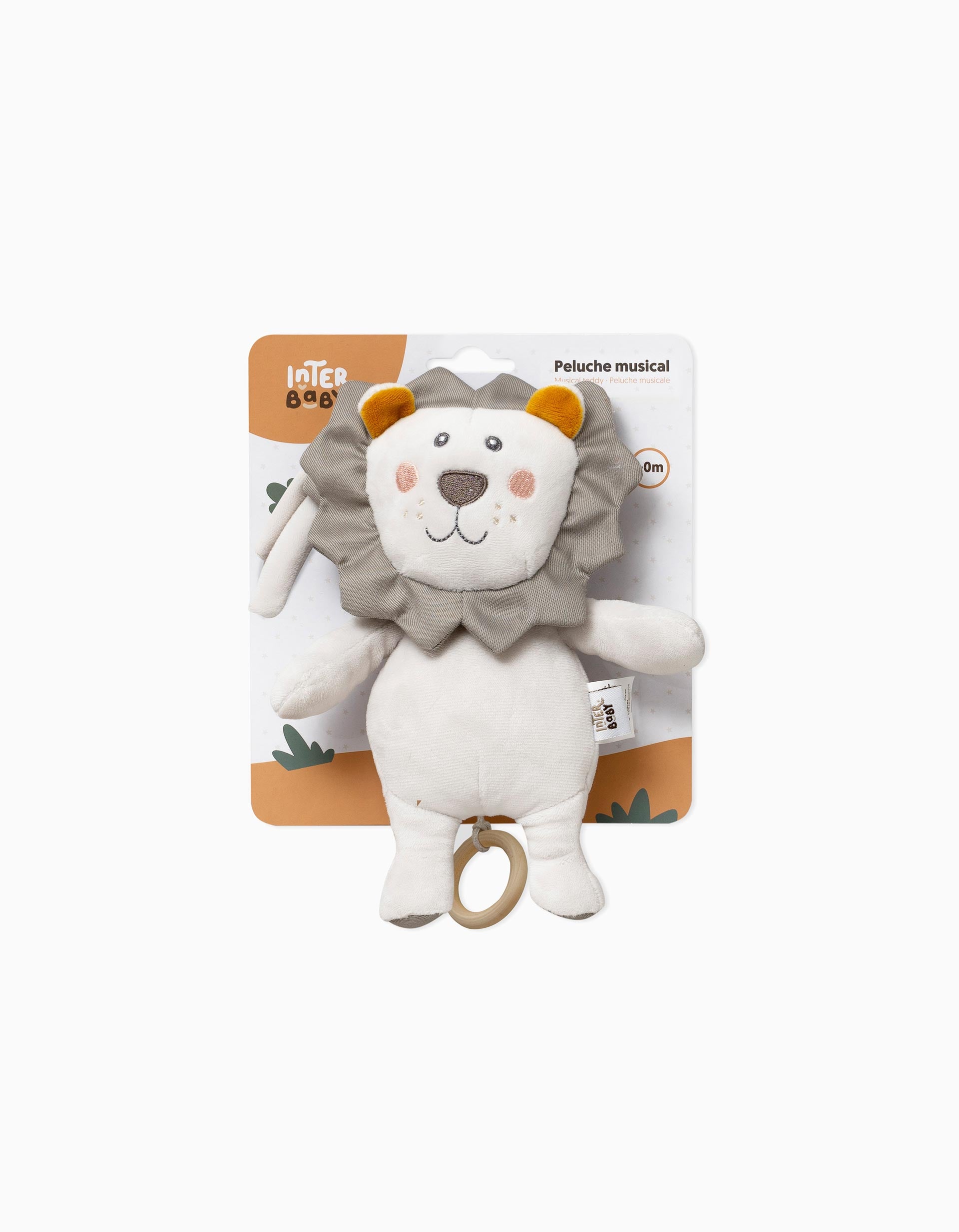 Mini Peluche Musical Leo Interbaby 15Cm 0M+