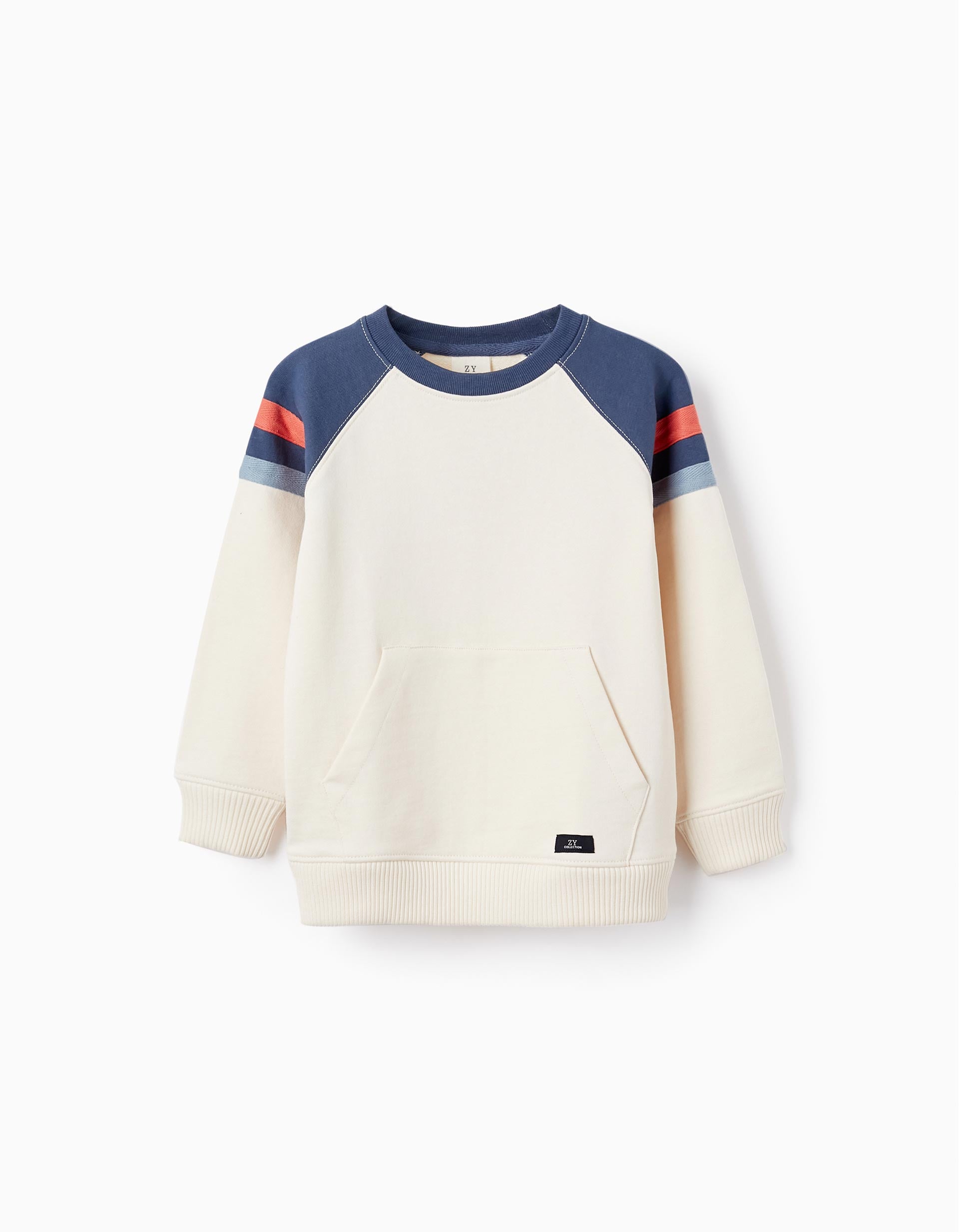 Sudadera de Algodón para Niño 'B&S', Blanco