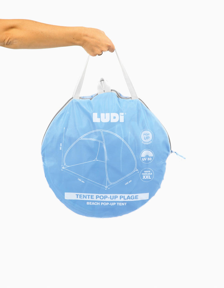 ludi pop up zelt Ludi Uv50 Pop-Up Beach Tent 0M+ – ZIPPY