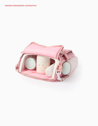 Booster highchair Hummus Stars Pink Asalvo
