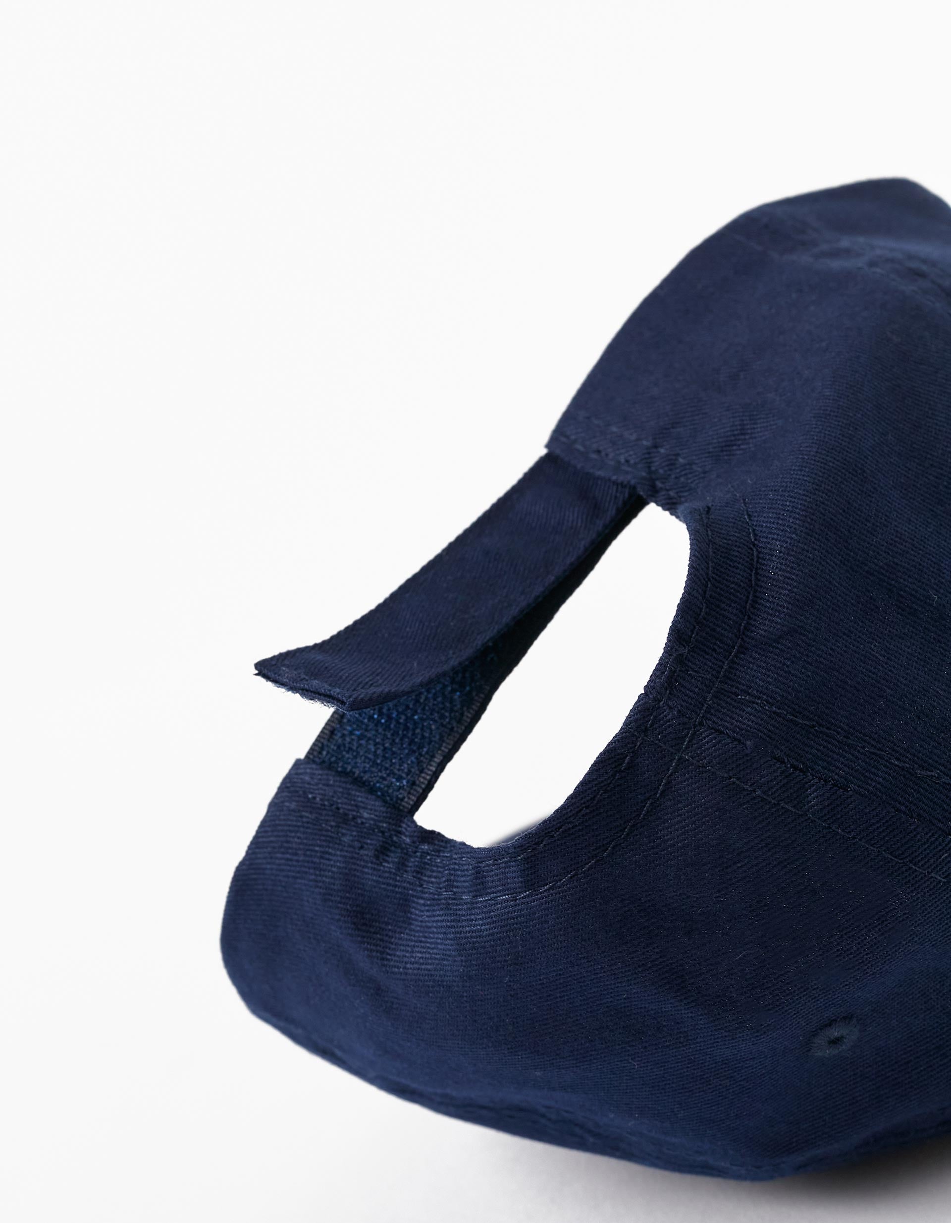 Casquette en coton pour garçon 'ZY', Bleu Foncé