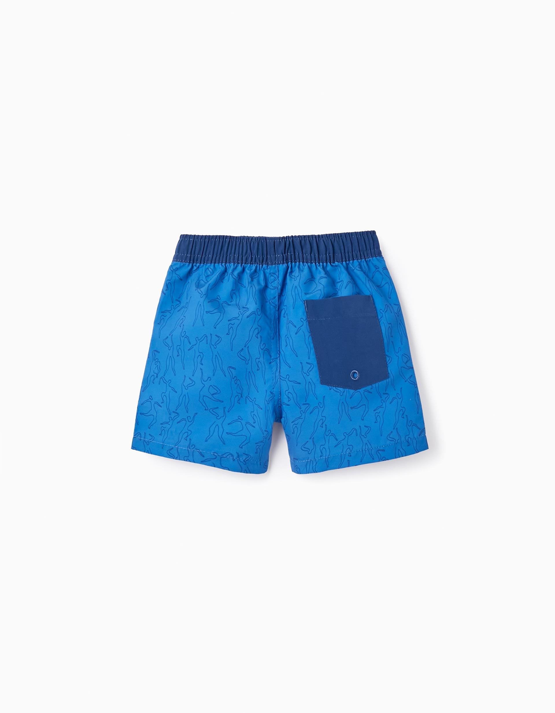 Pantalones Cortos de Baño Estampados para Bebé Niño 'You & Me', Azul