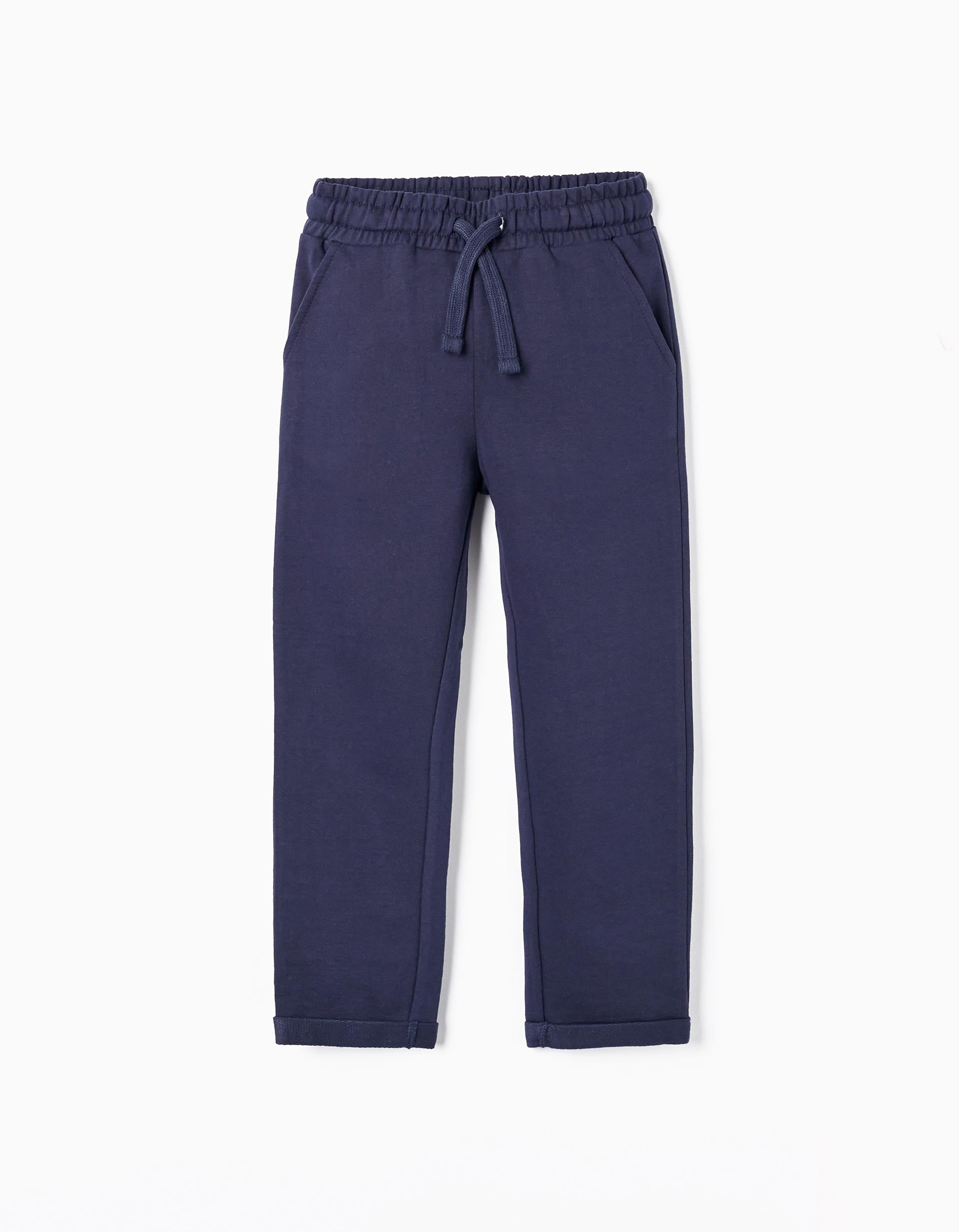 Pantalones de Chándal de Algodón para Niño, Azul Oscuro