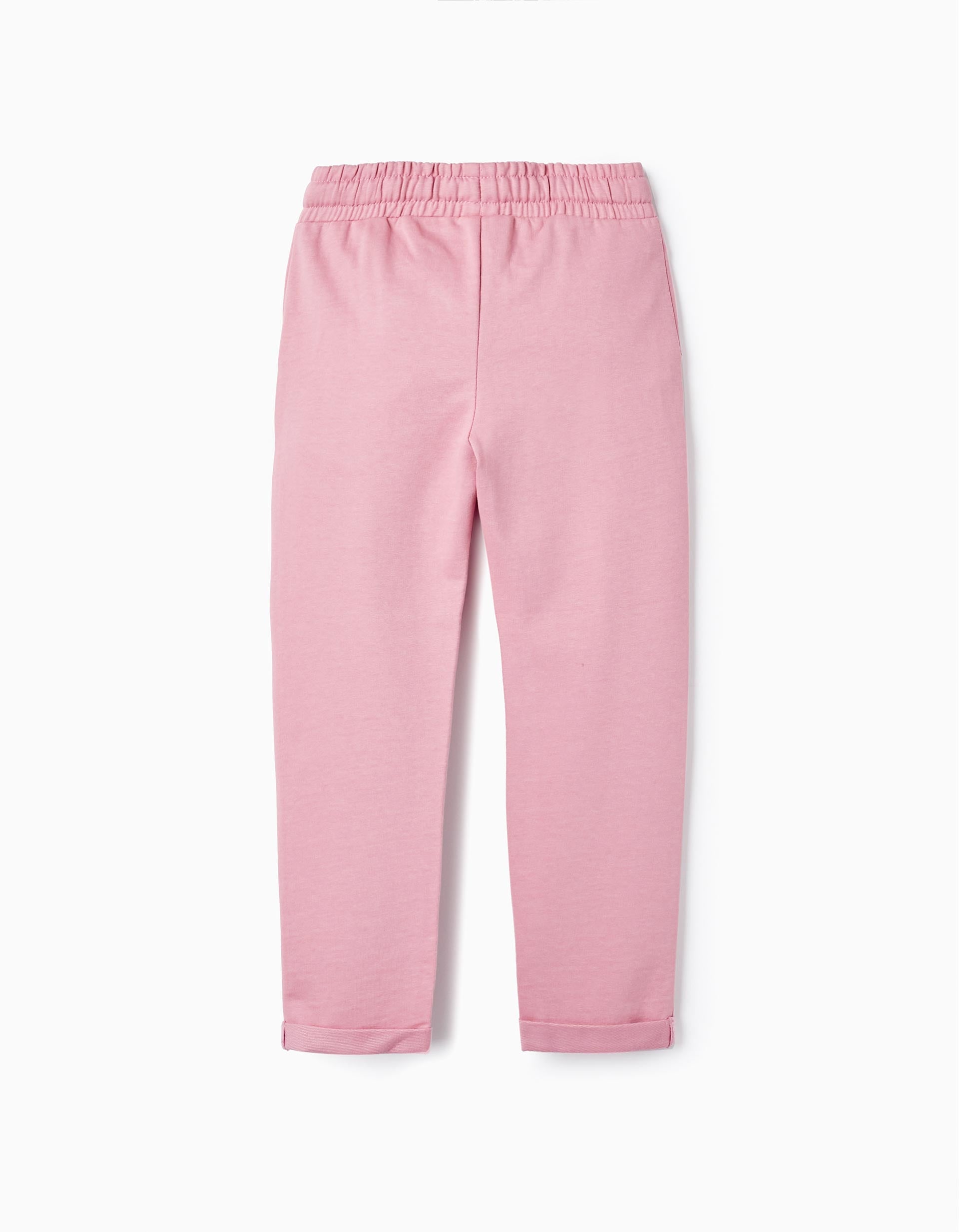 Pantalones de Chándal de Algodón para Niña, Rosa