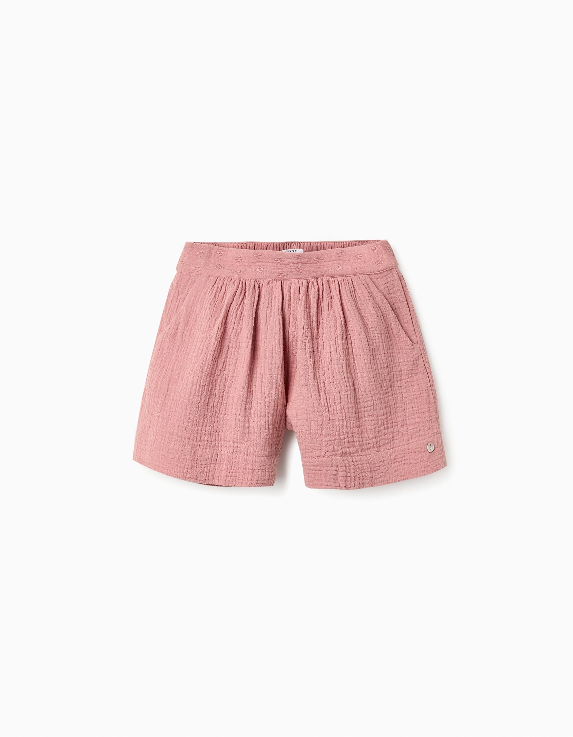 Pantalones cortos de Bambula para Niña, Rosa