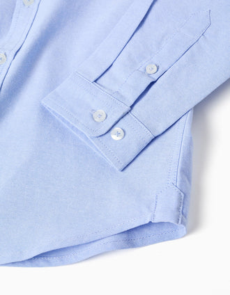 Cotton Shirt for Boys, Blue