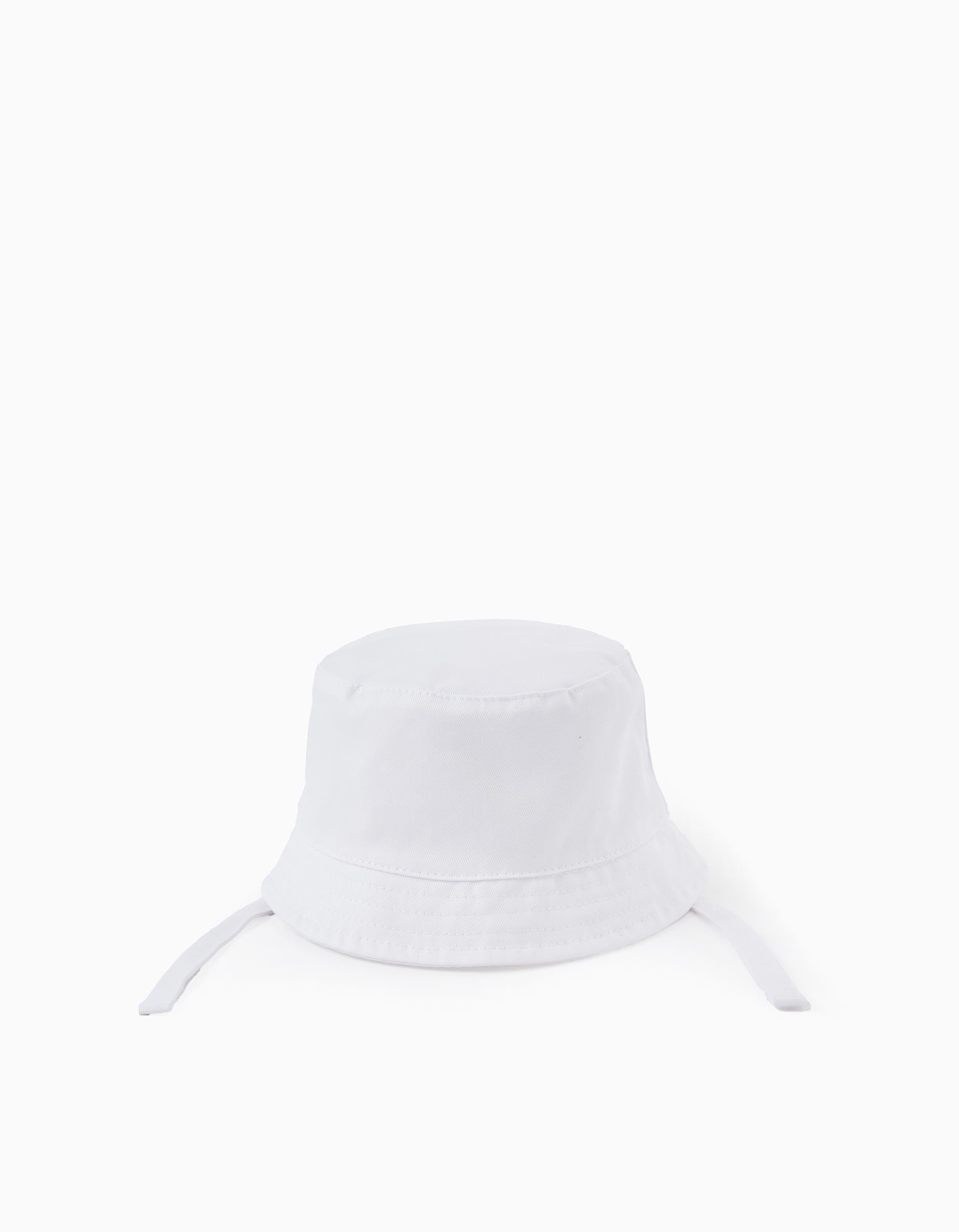 Chapeau En Coton Pour Bébé Et Nouveau-Né, Blanc