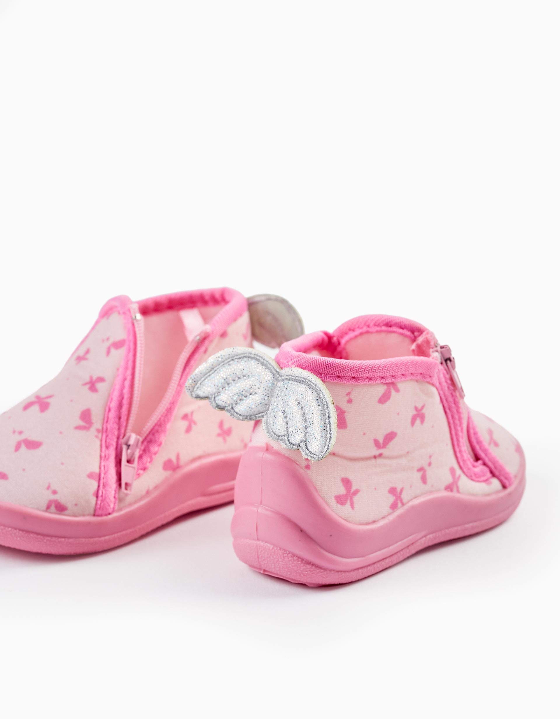 Zapatillas para Bebé Niña 'Butterfly', Rosa