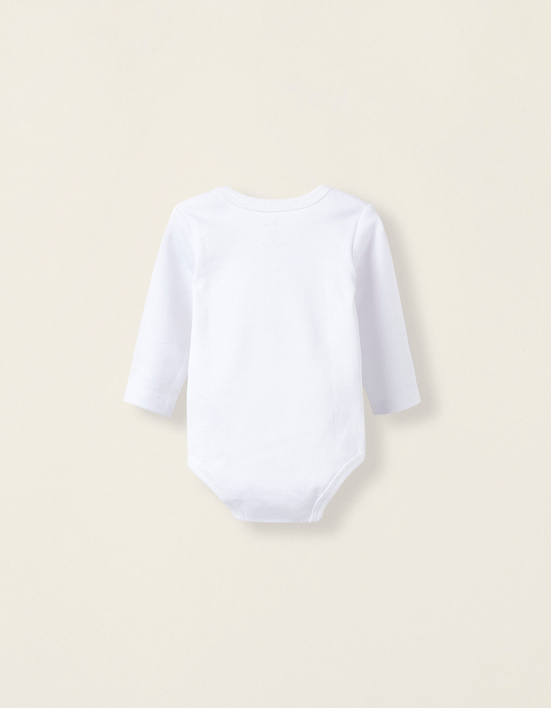 Pack of 5 Long Sleeve Bodysuits for Babies and Newborns, White