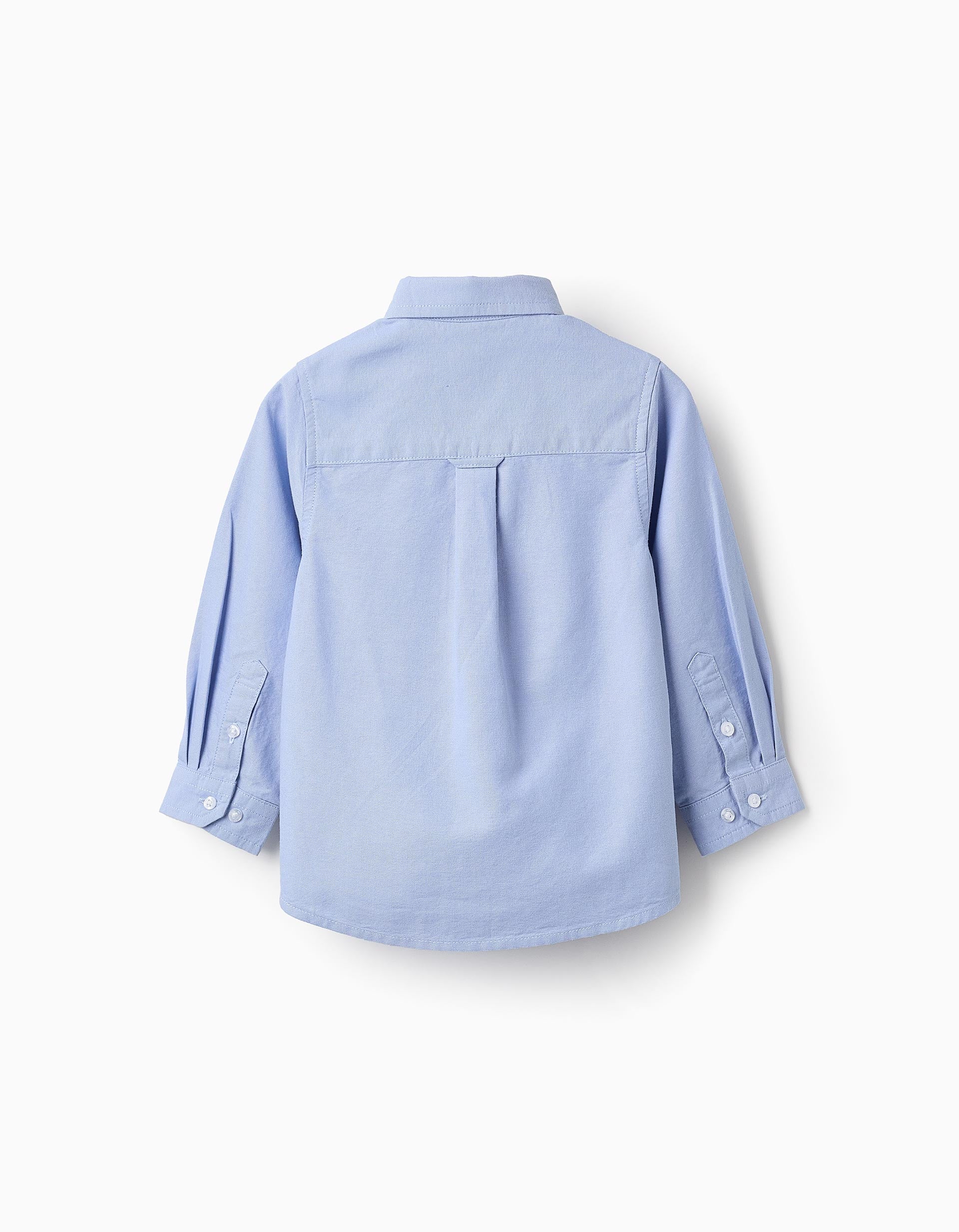 Chemise en Coton pour Bébé Garçon, Bleu Clair