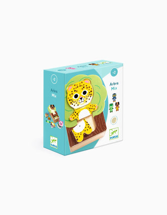 Puzzle De Madeira Djeco Arbramix 2A+
