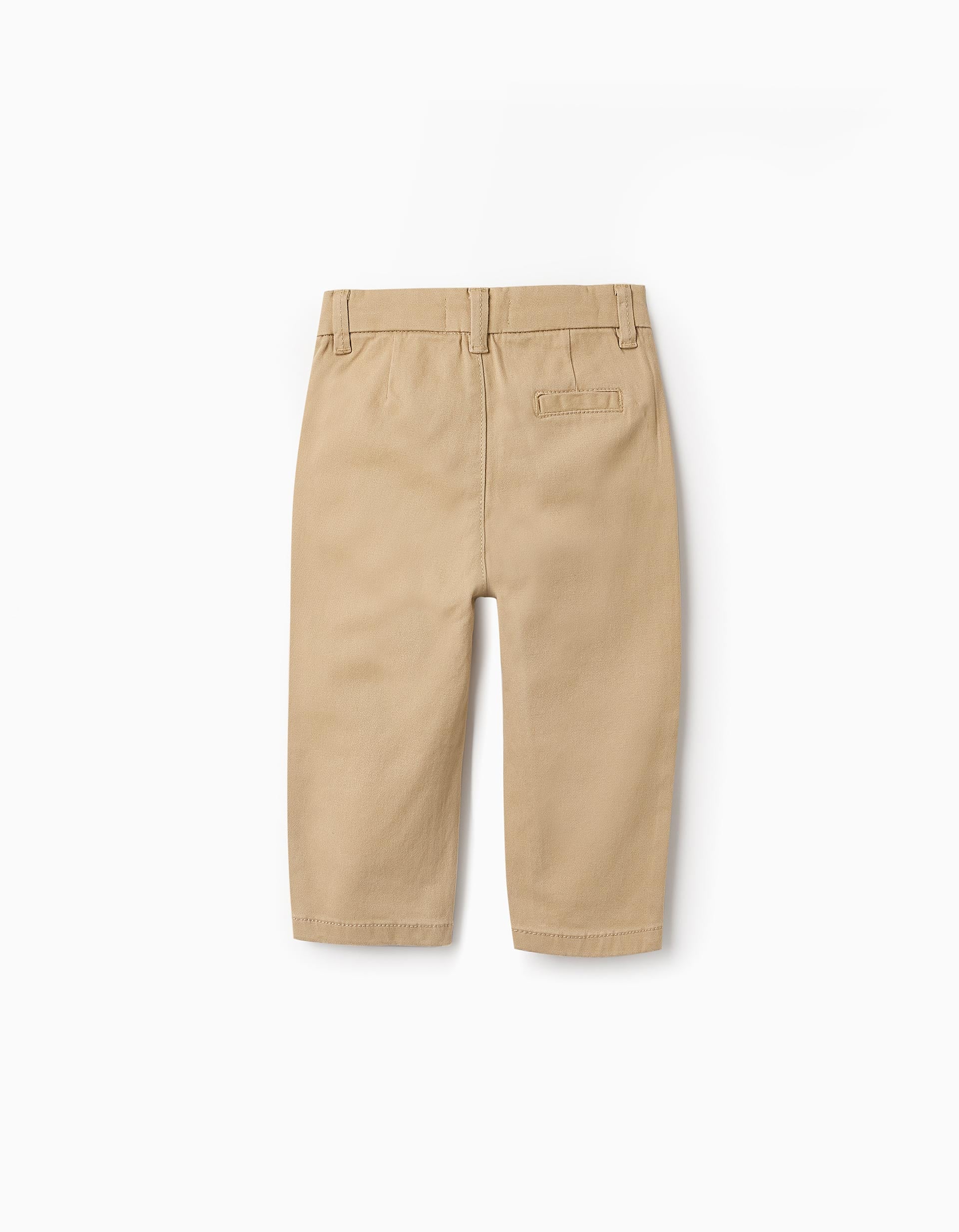 Pantalón Chino de Sarga para Bebé Niño, Beige