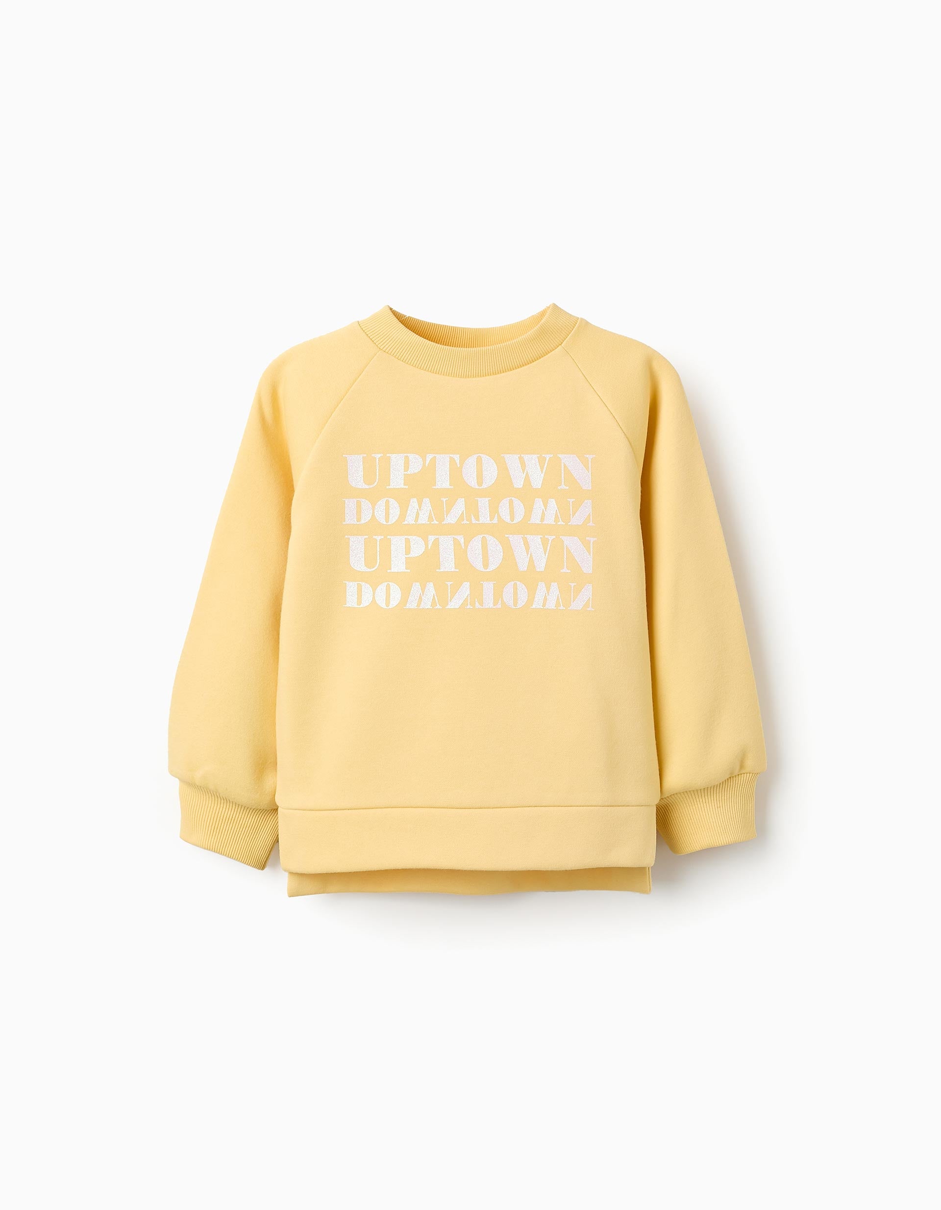 Sweat Cardada para Menina 'NYC', Amarelo