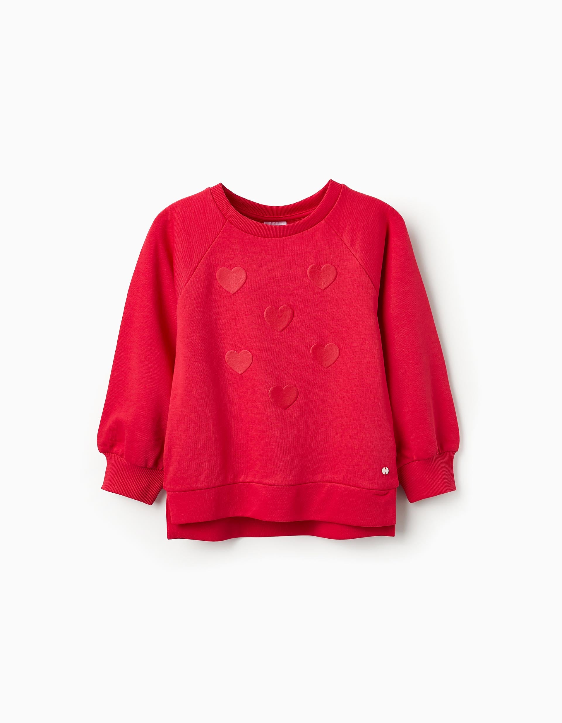 Sweat pour Fille 'Cœurs', Rouge