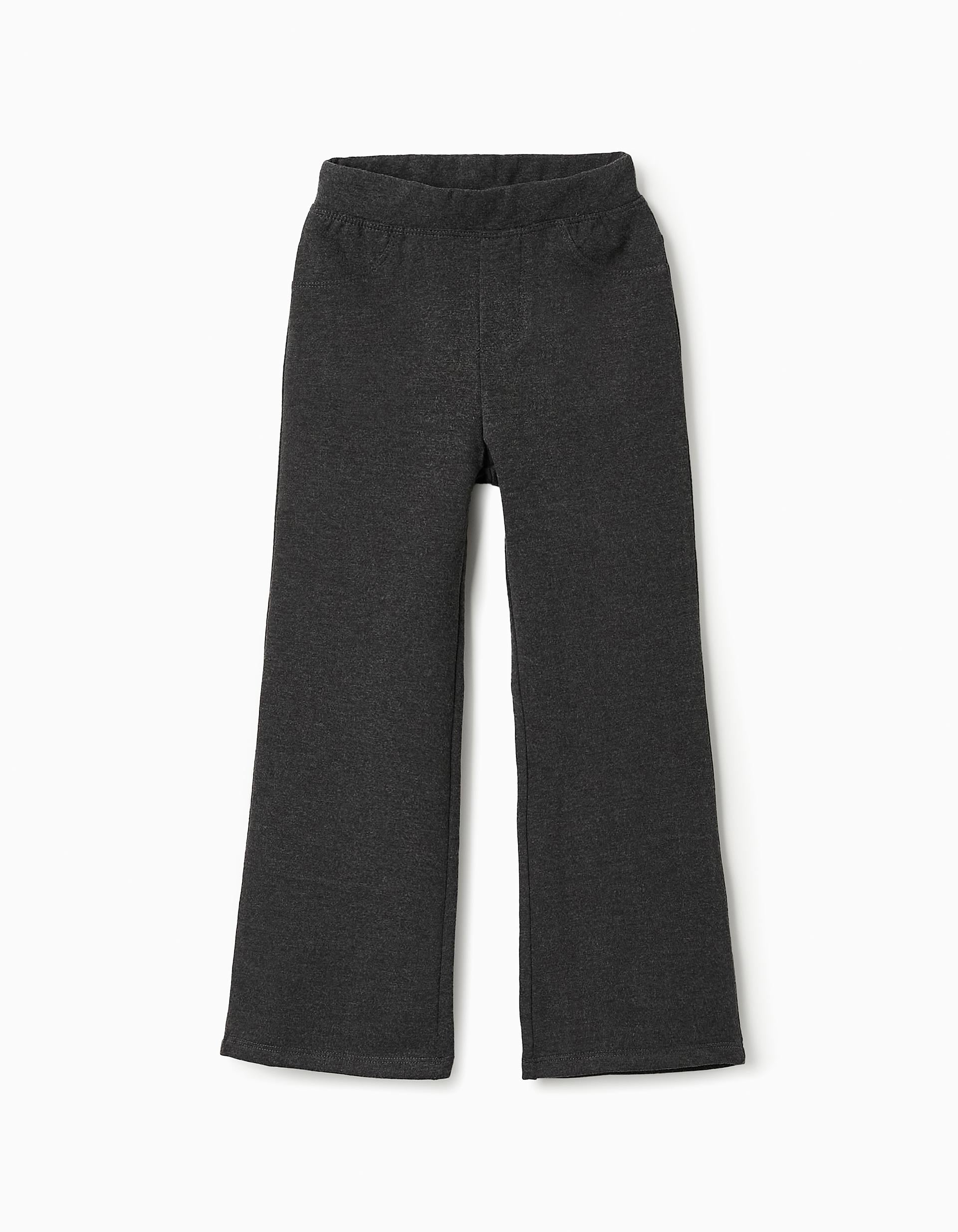 Jegging Gratté pour Fille, Gris