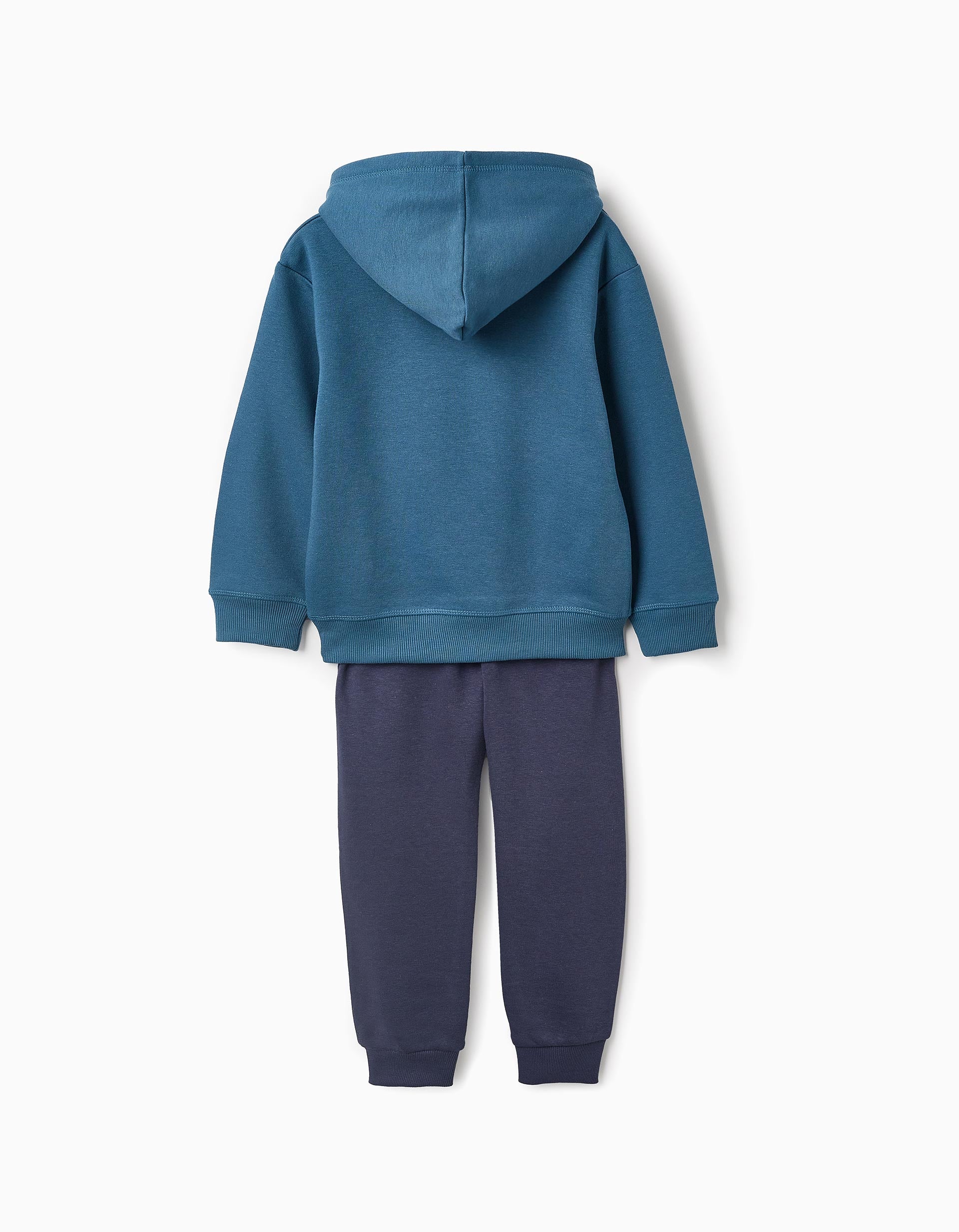 Sudadera + Pantalón Perchado para Niño 'Detroit', Turquesa/Azul Oscuro