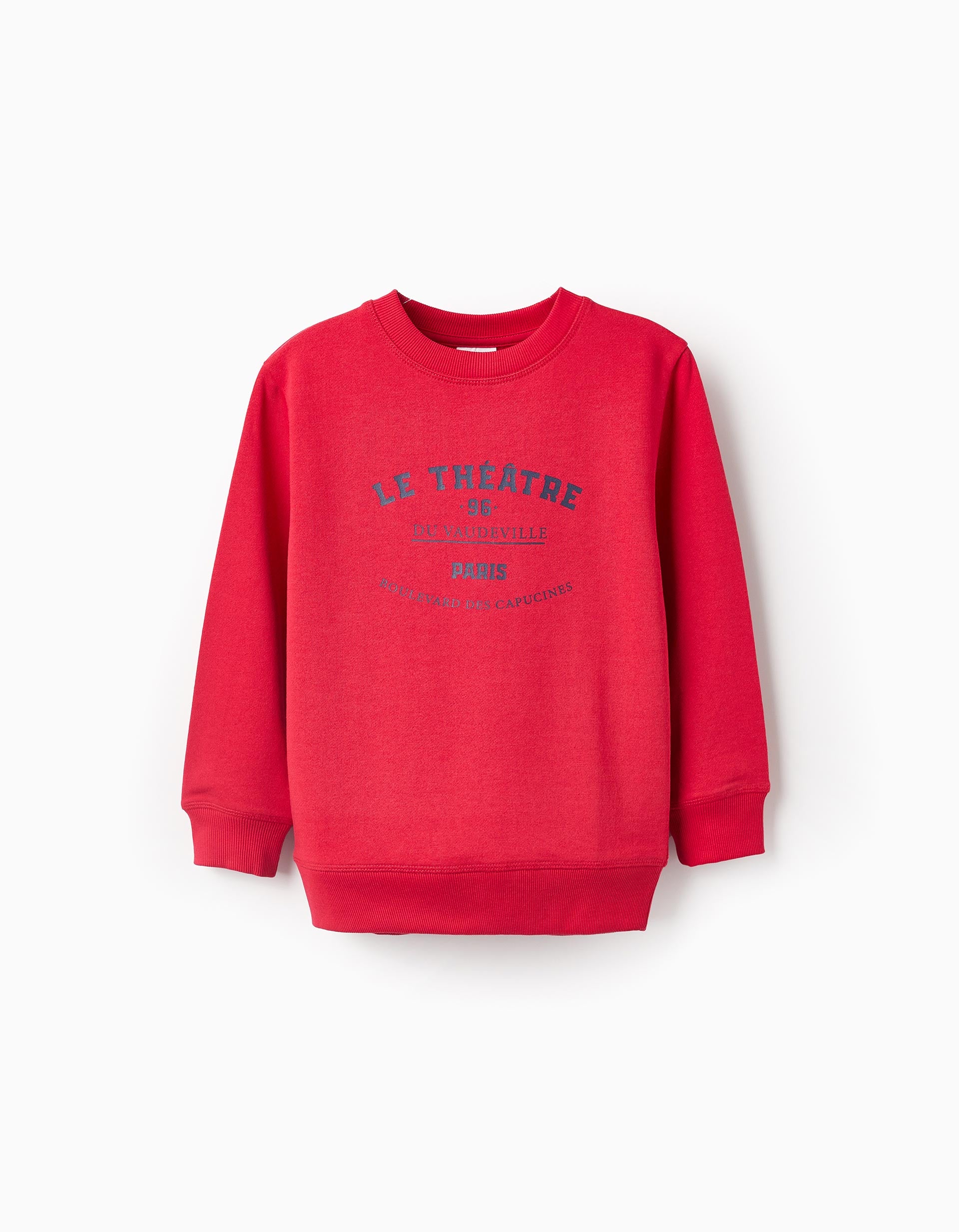 Sudadera con Estampado para Niño 'ZY Paris', Rojo