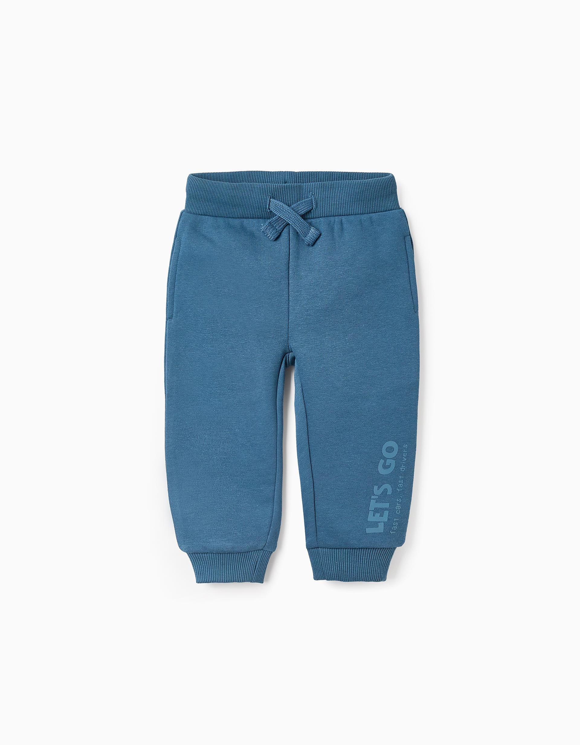 Pantalon de Jogging pour Bébé Garçon 'Let's Go', Turquoise