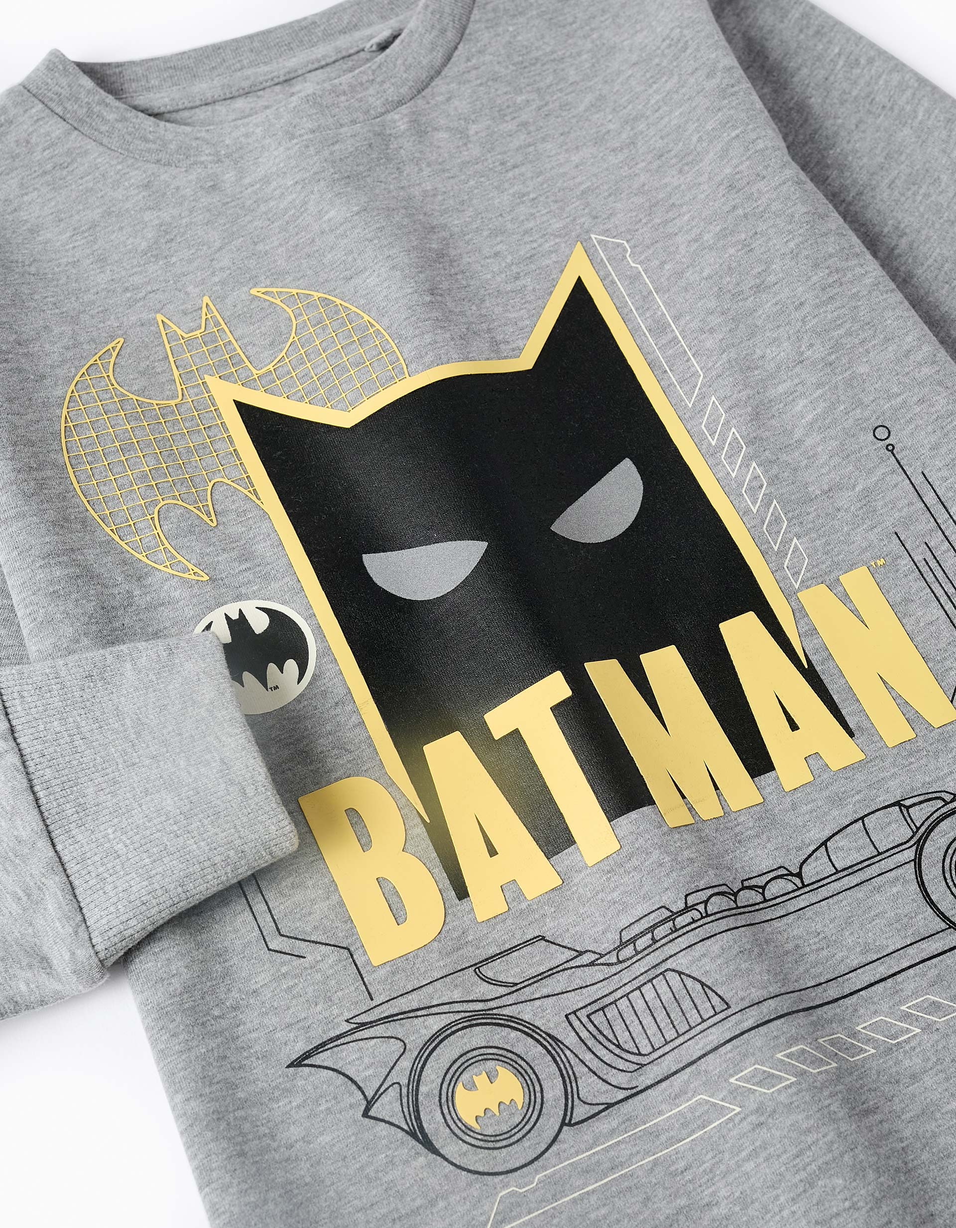 Long-sleeved T-shirt for Boys 'Batman', Grey