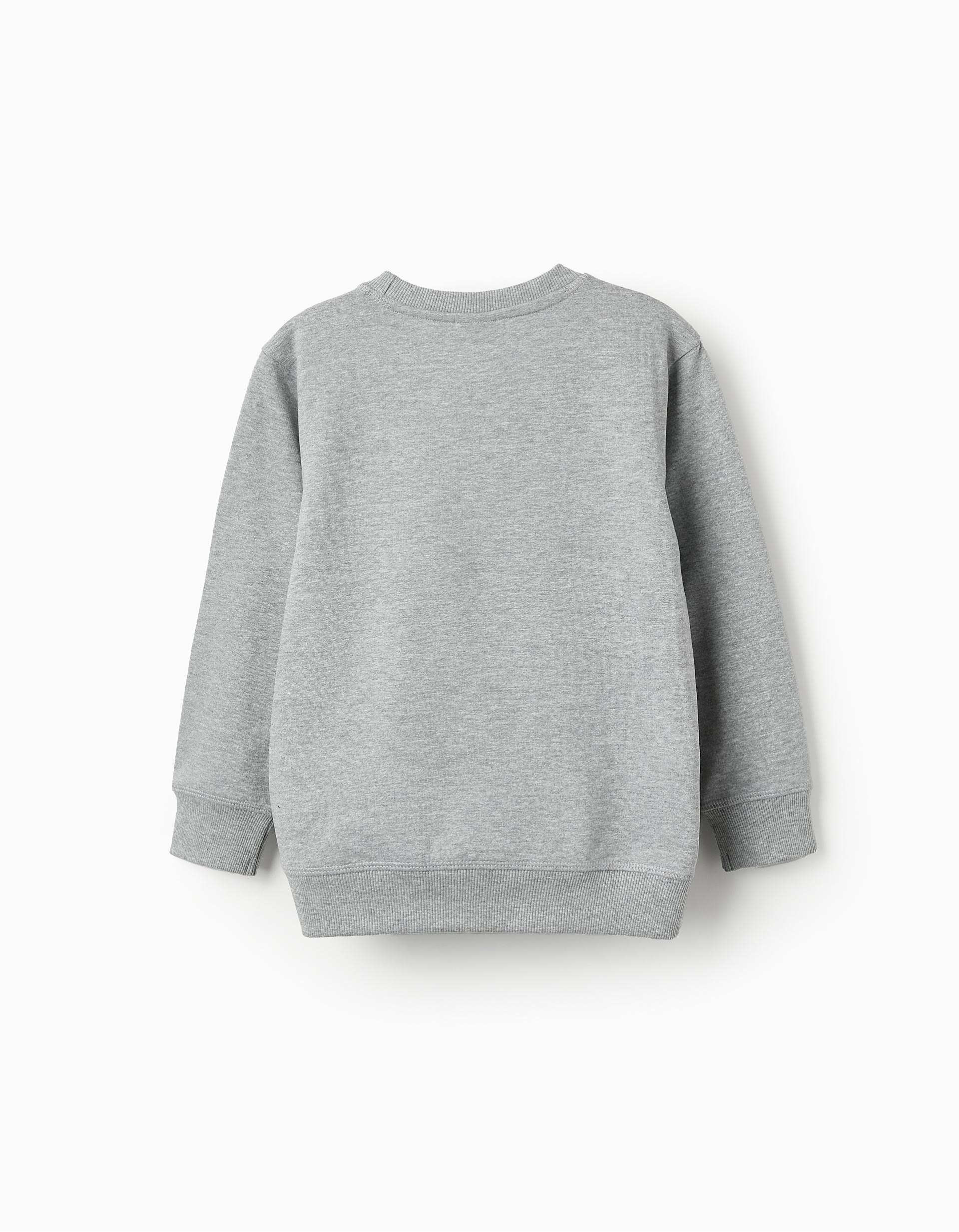 Sweat en Coton pour Garçon 'Spider-Man', Gris