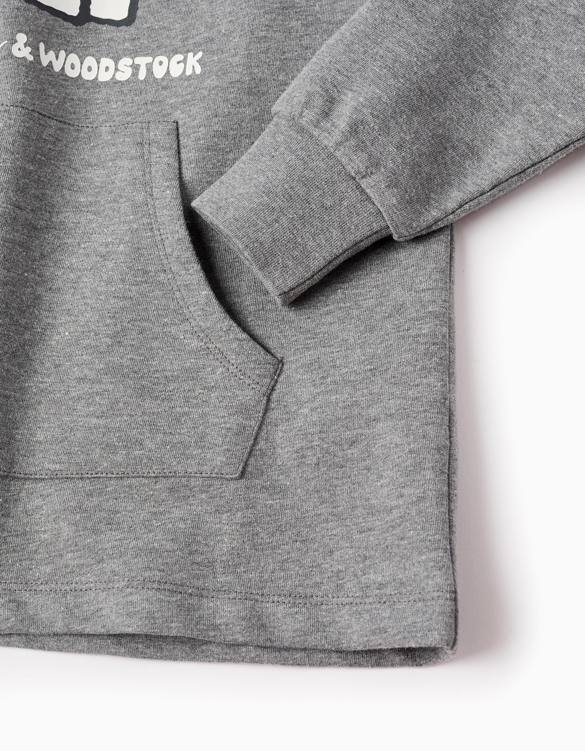 Vestido-Sudadera para Niña 'Snoopy', Gris