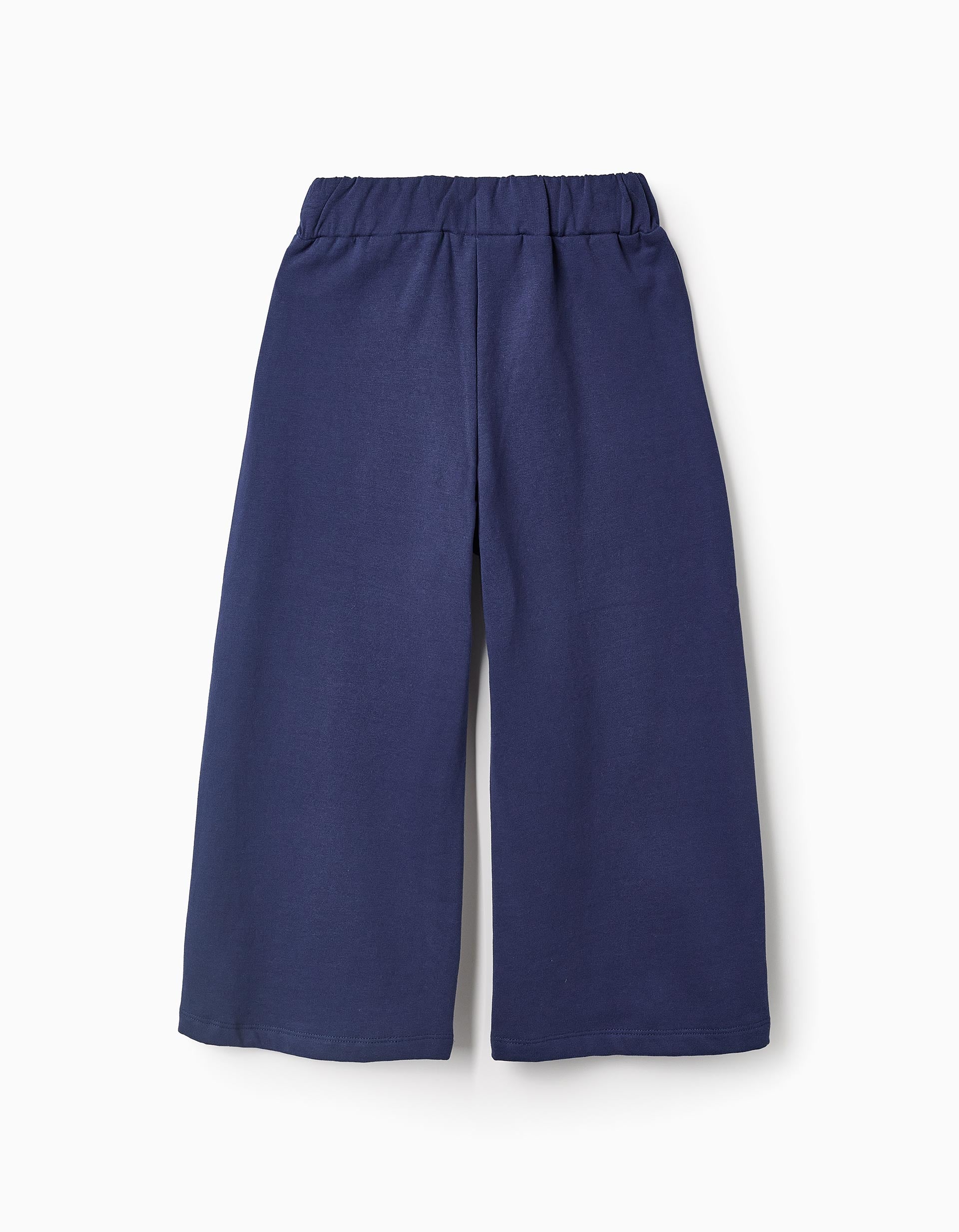 Pantalón Ancho de Algodón para Niña 'Stitch', Azul Oscuro