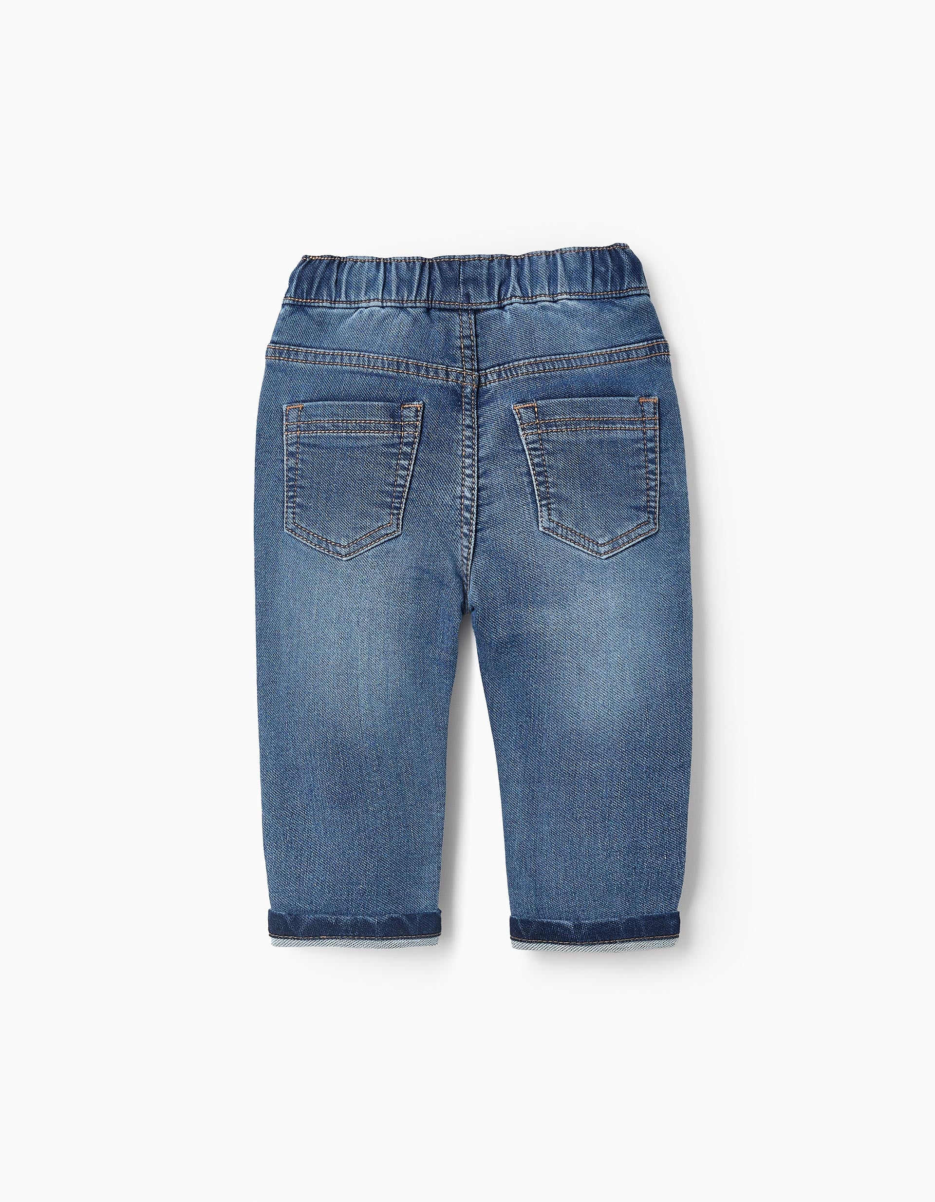 Pantalón Vaquero Joggers para Bebé Niño, Azul