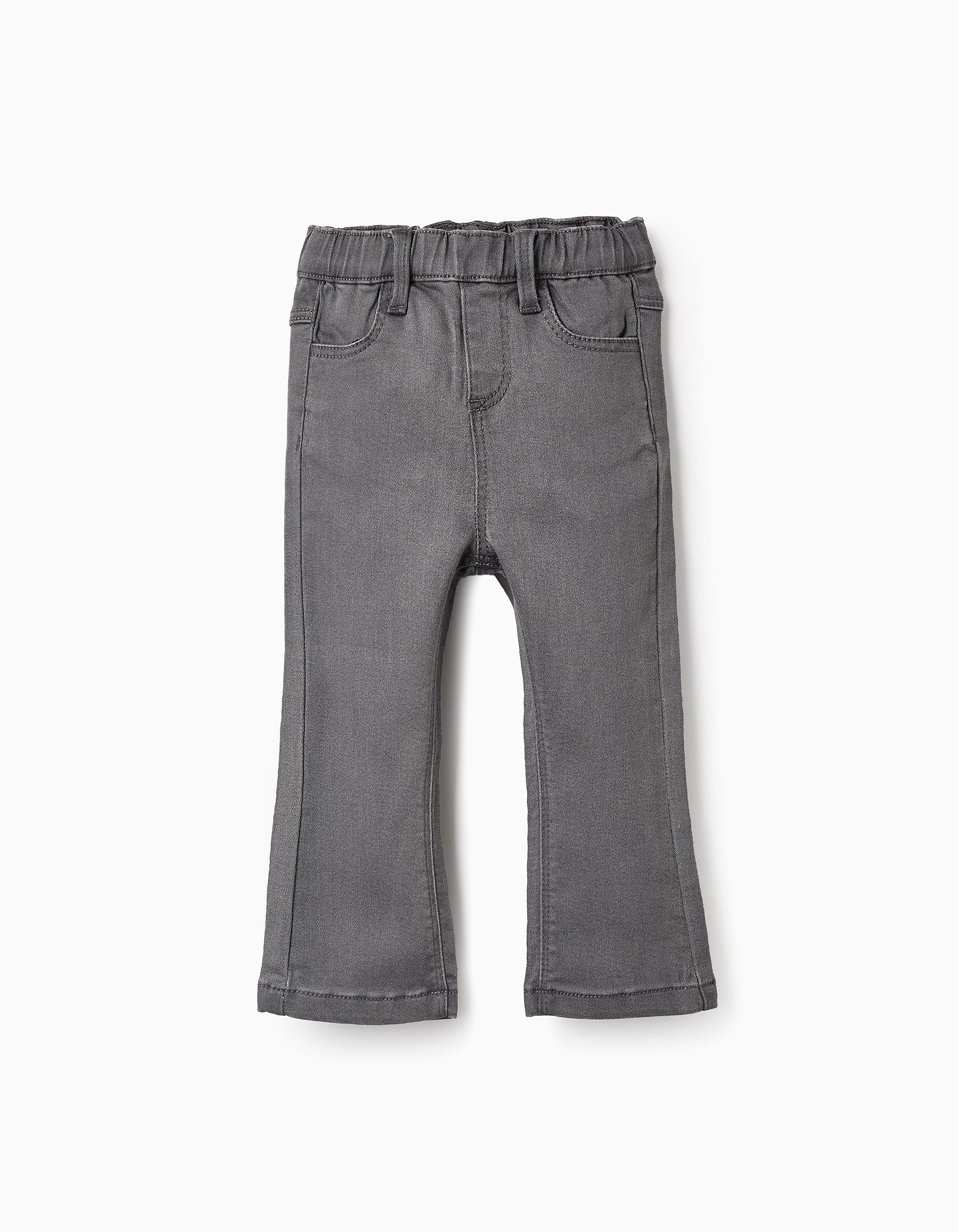 Pantalón Vaquero para Bebé Niña 'Flare', Gris