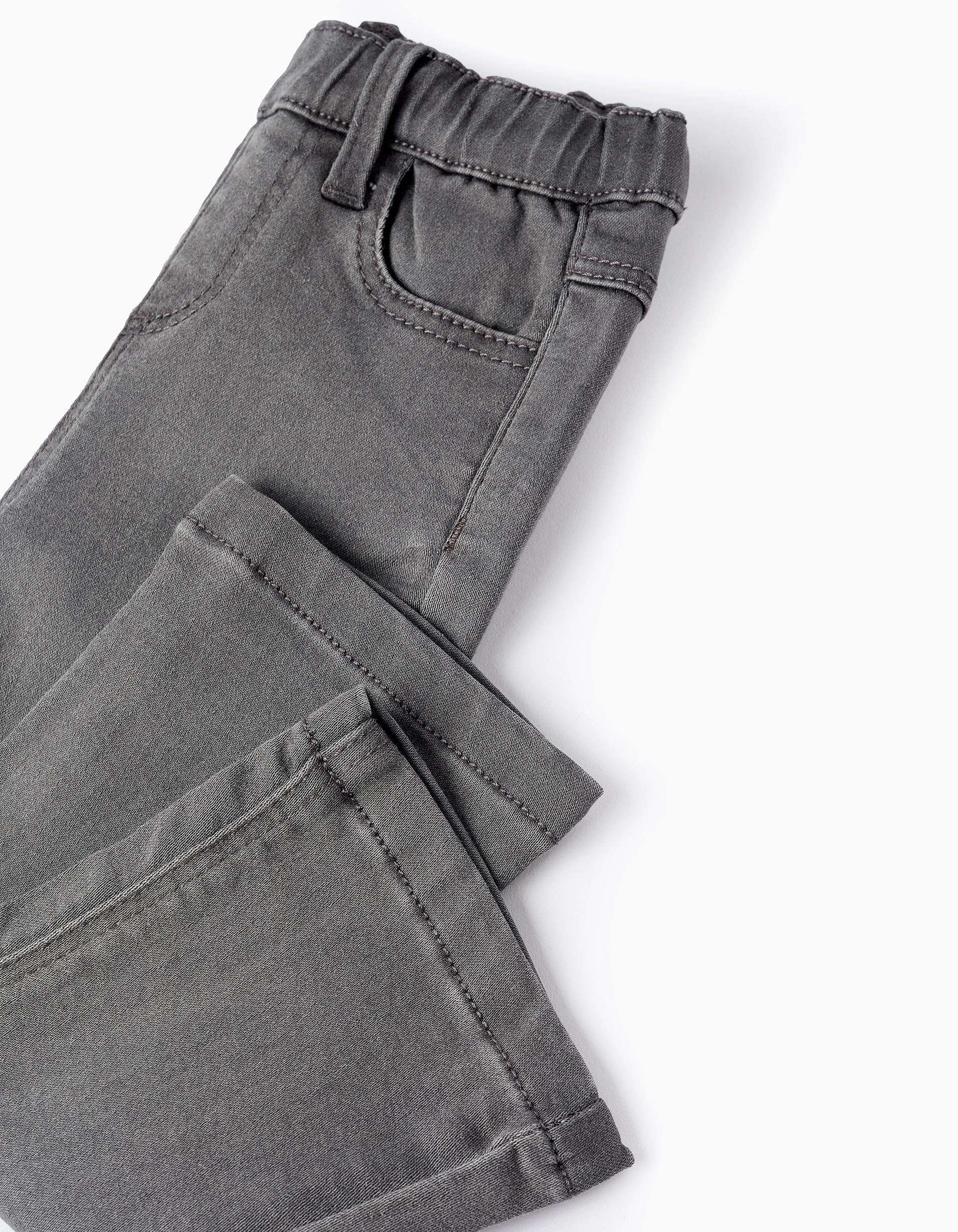 Pantalón Vaquero para Bebé Niña 'Flare', Gris