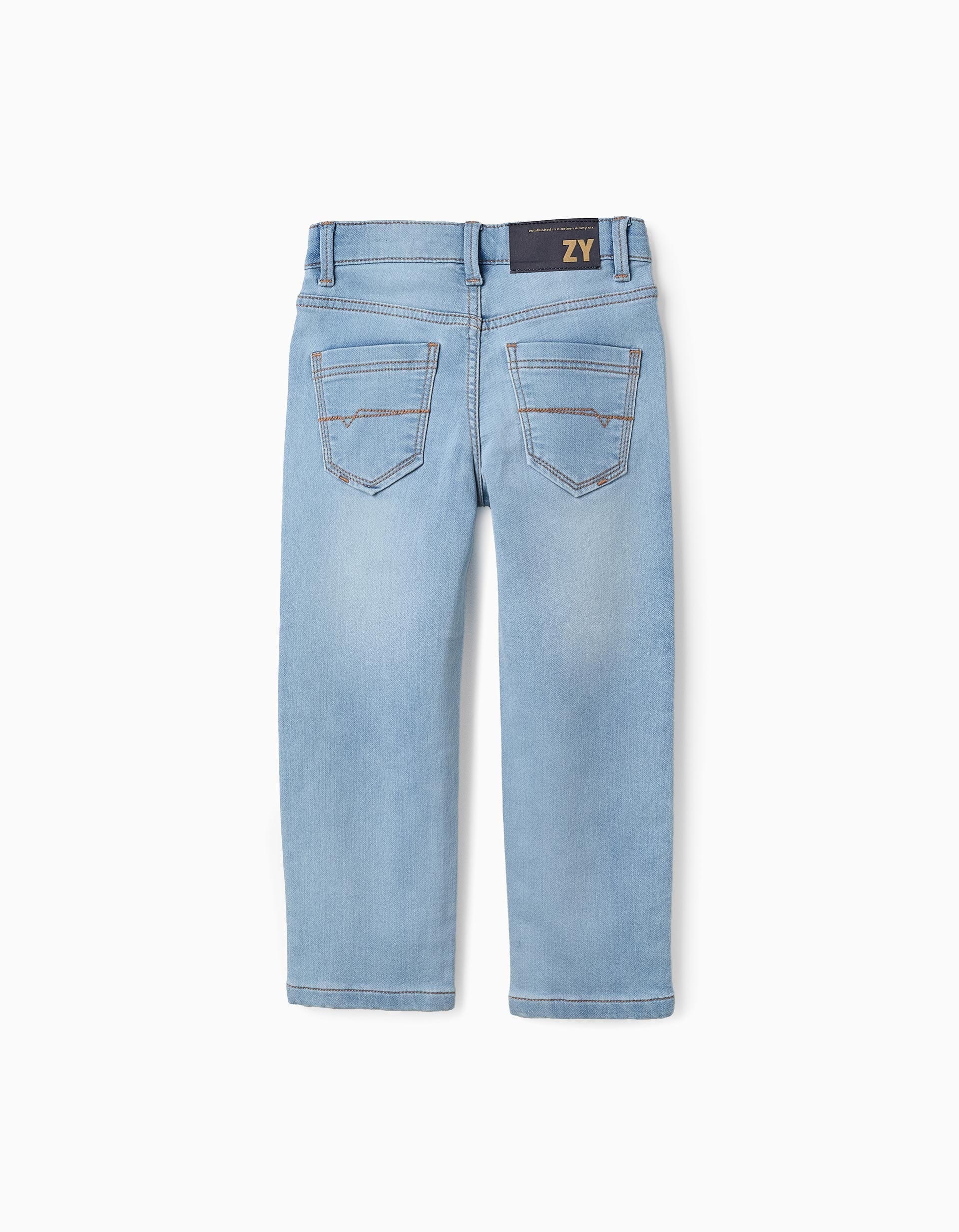 Pantalón Vaquero para Niño 'Straight', Azul Claro