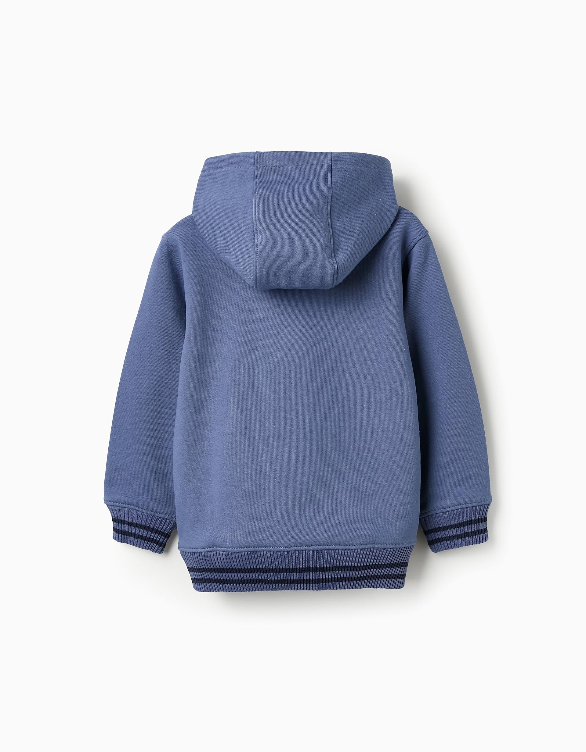 Sweat de Algodão com Capuz para Menino, Azul