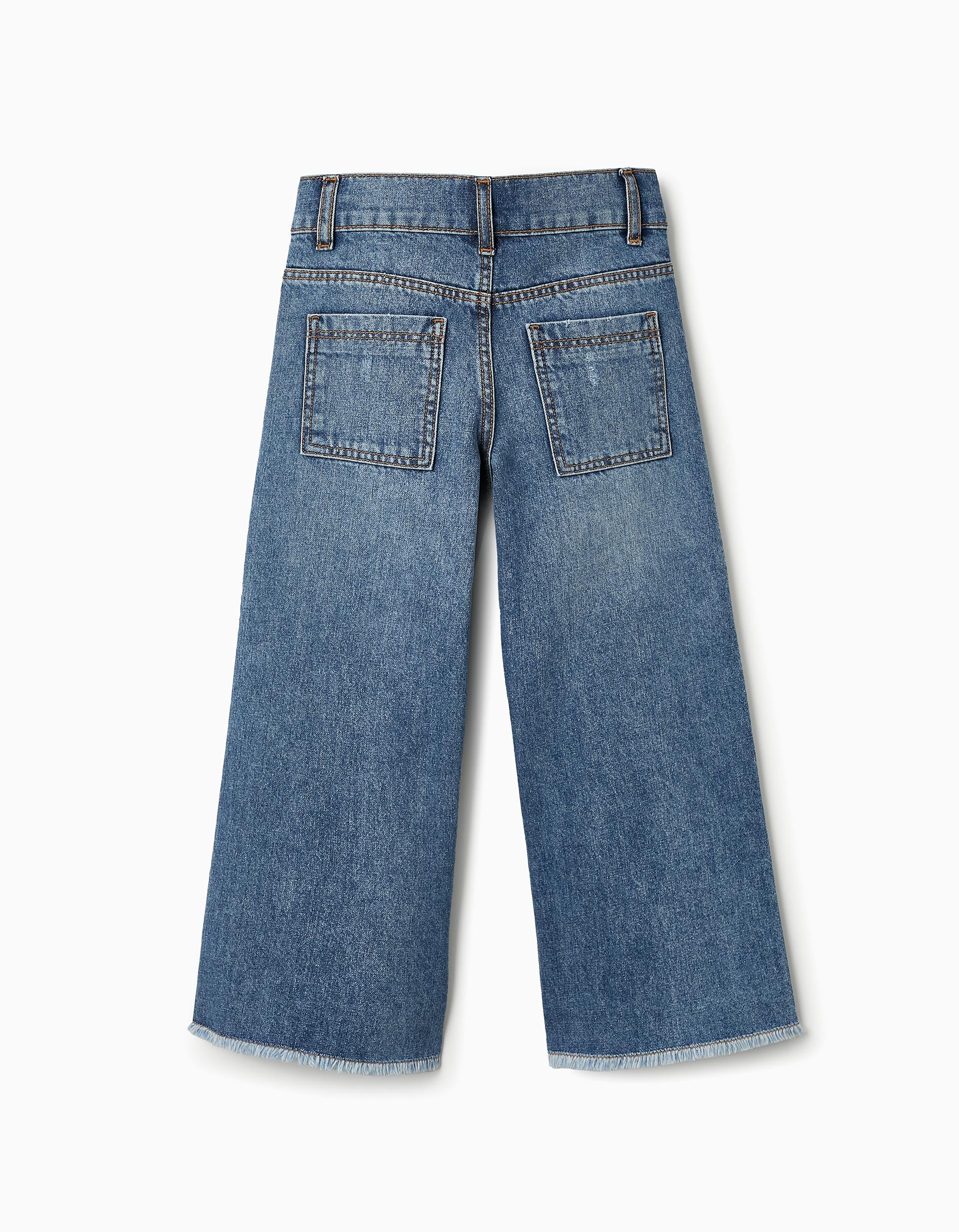 Jean pour Fille 'Wide Leg', Bleu