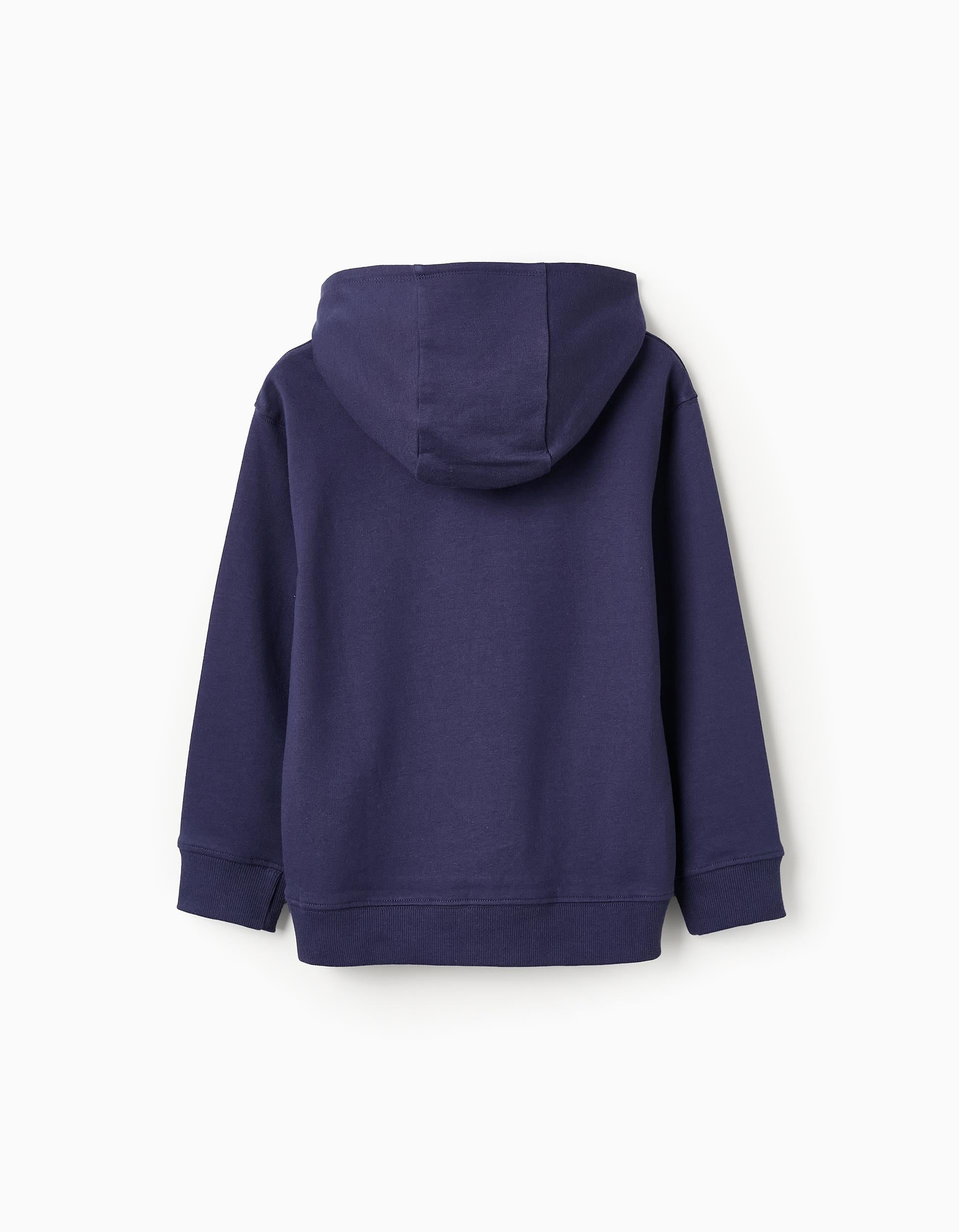 Sudadera de Algodón con Capucha para Niño 'Sonic', Azul Oscuro