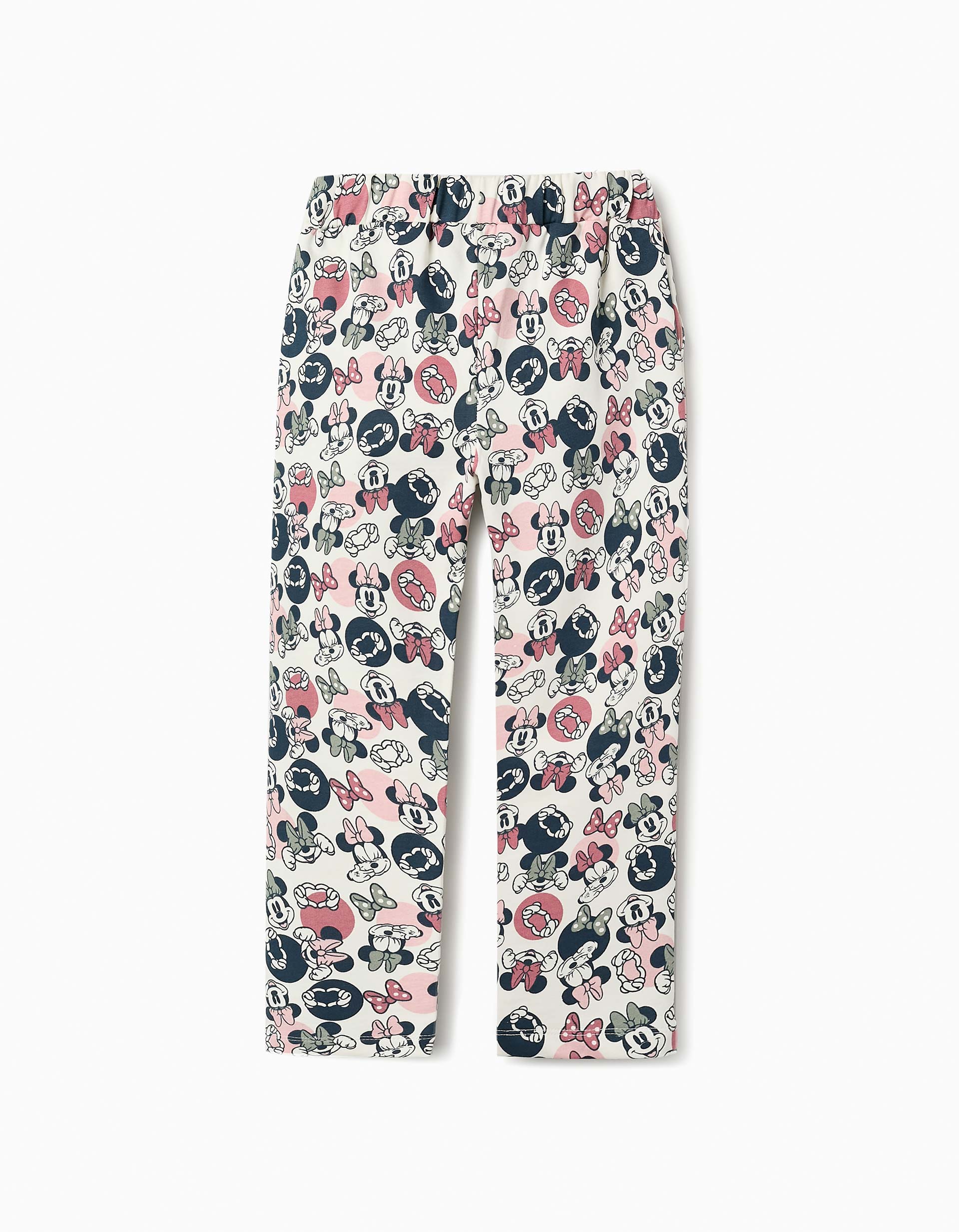 Calças com Estampado para Menina 'Minnie', Branco/Rosa