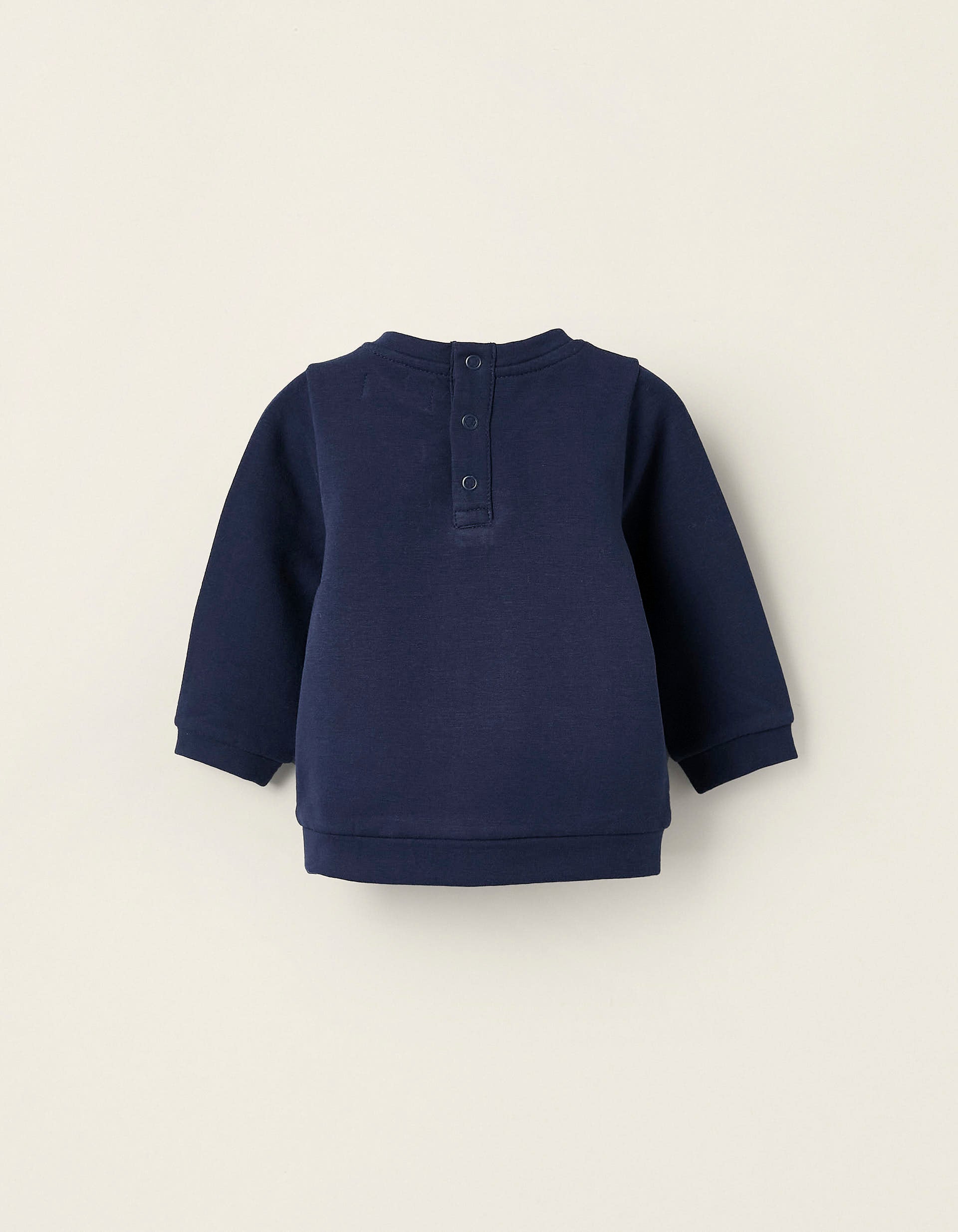 Sweat Gartté avec Broderie pour Bébé Garçon, Bleu Foncé