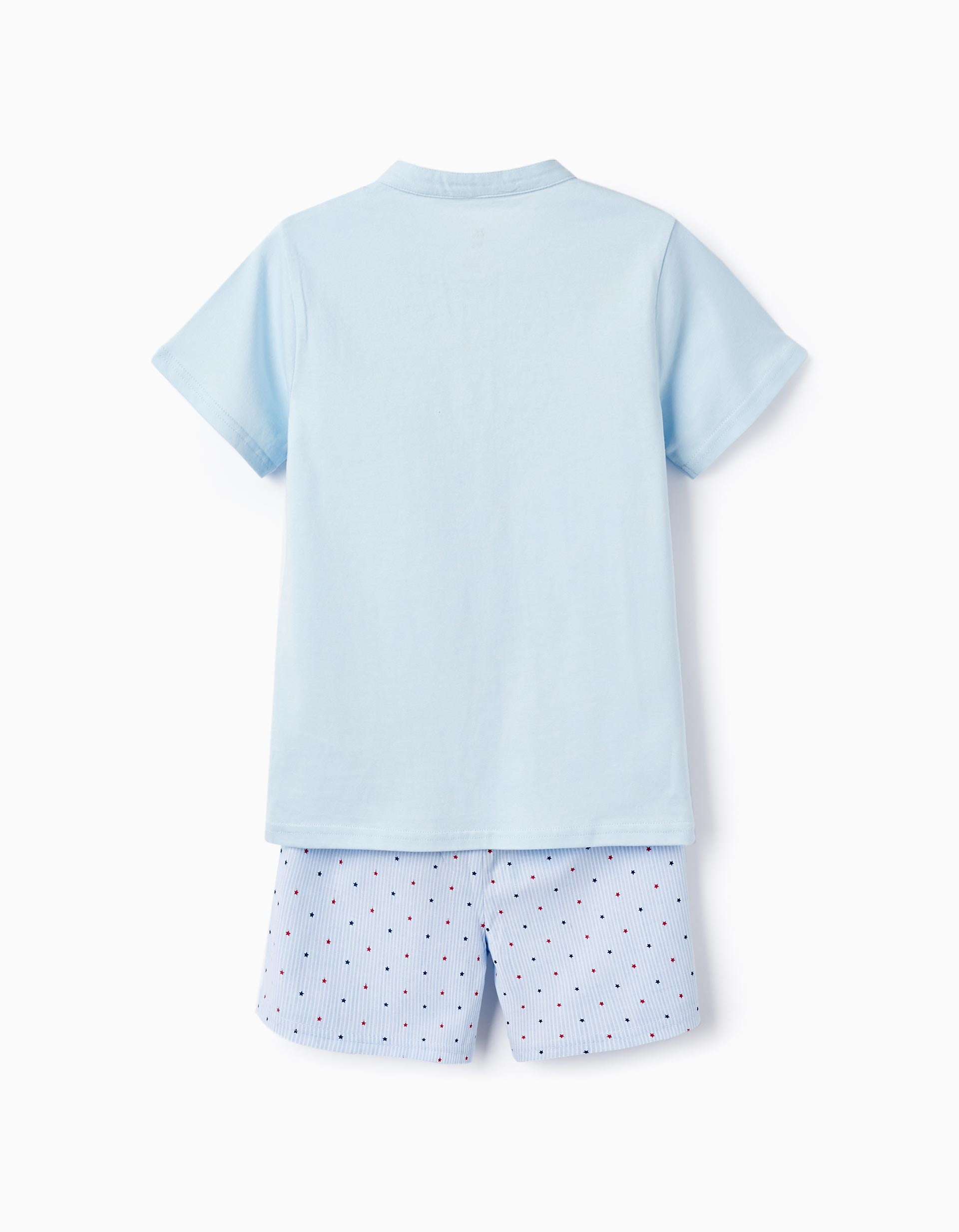 Pijama de Algodão com Estrelas para Menino, Azul