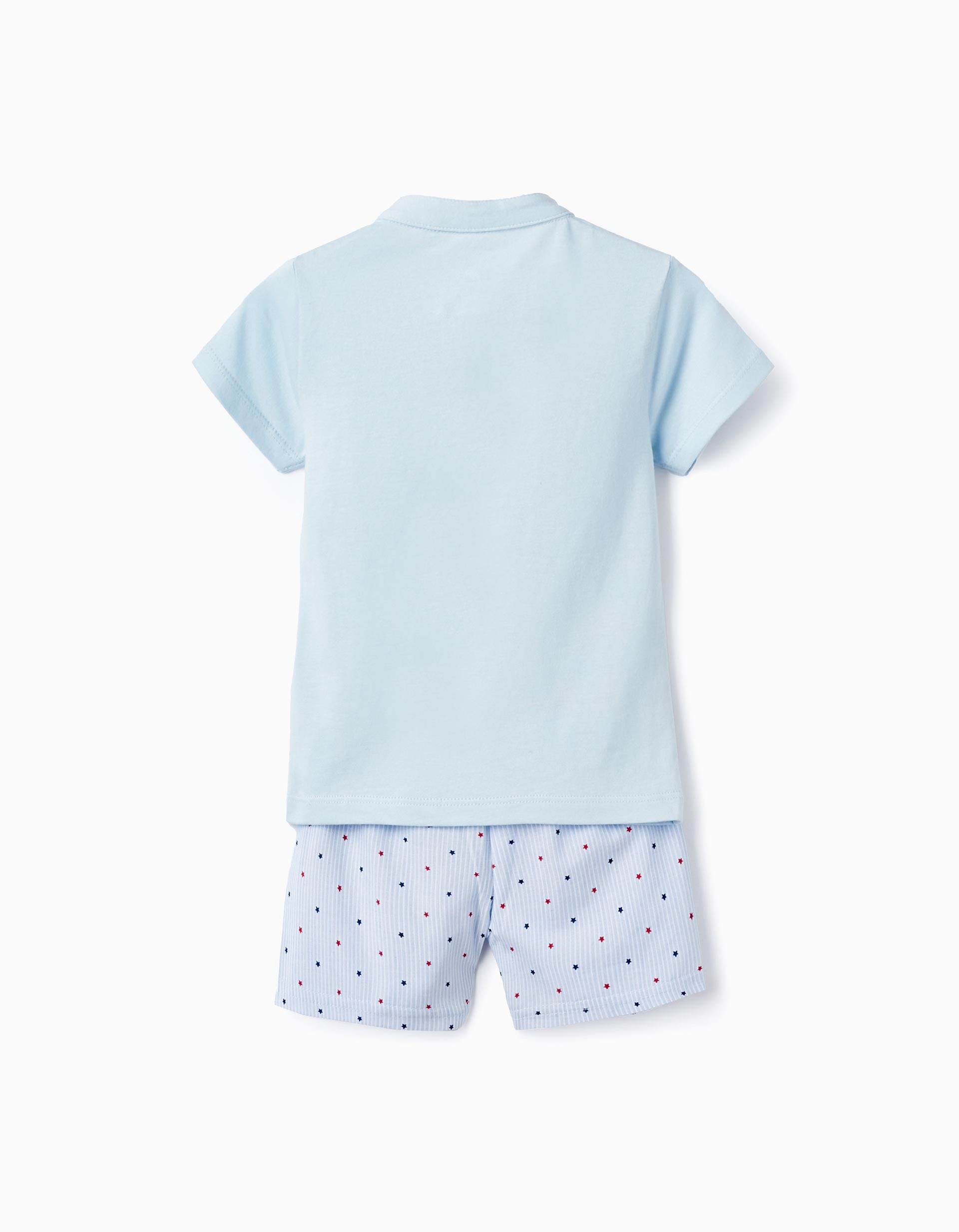 Pijama de Algodón con Estrellas para Bebé Niño, Azul