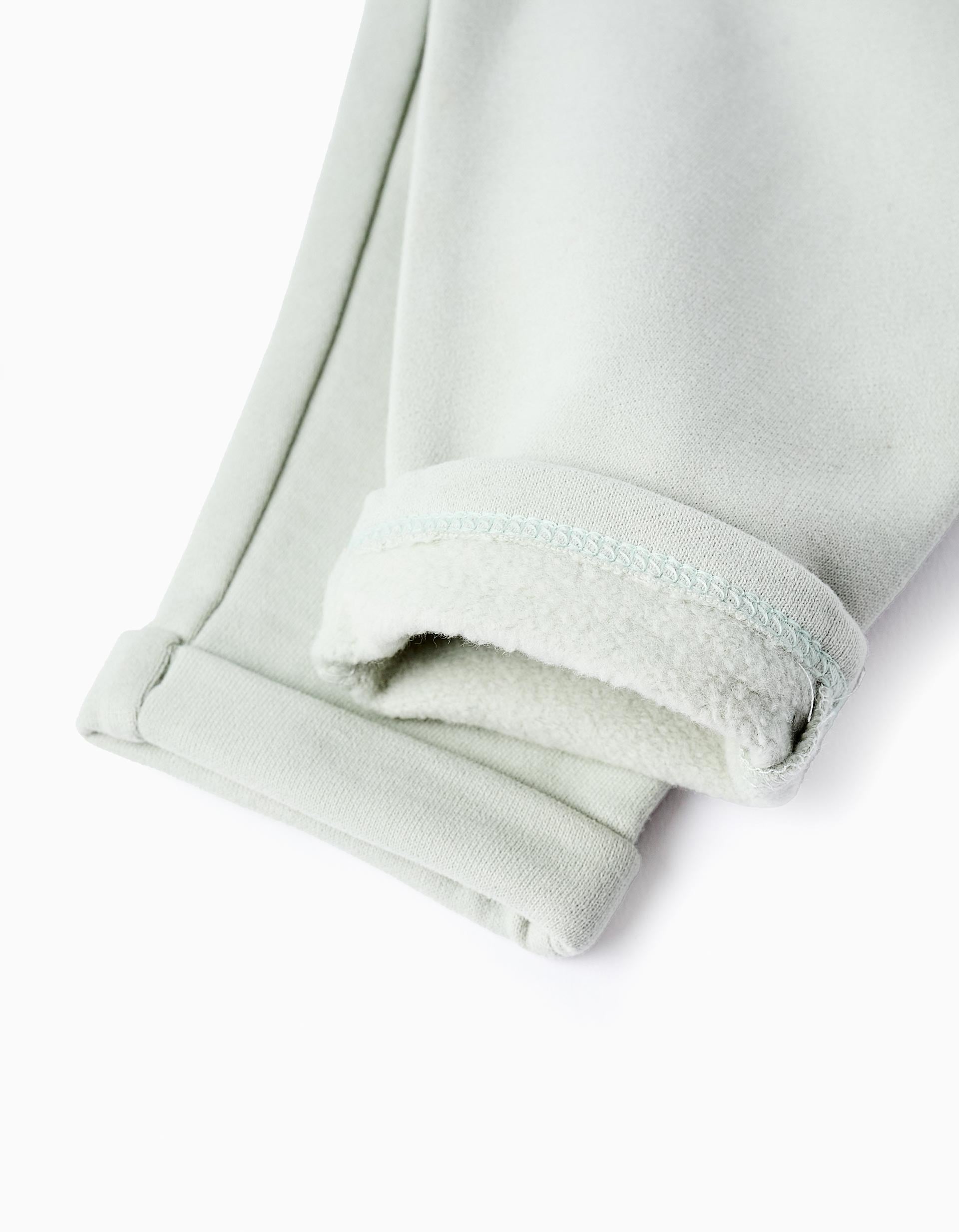 Pantalon Gratté pour Bébé Fille, Vert Eau