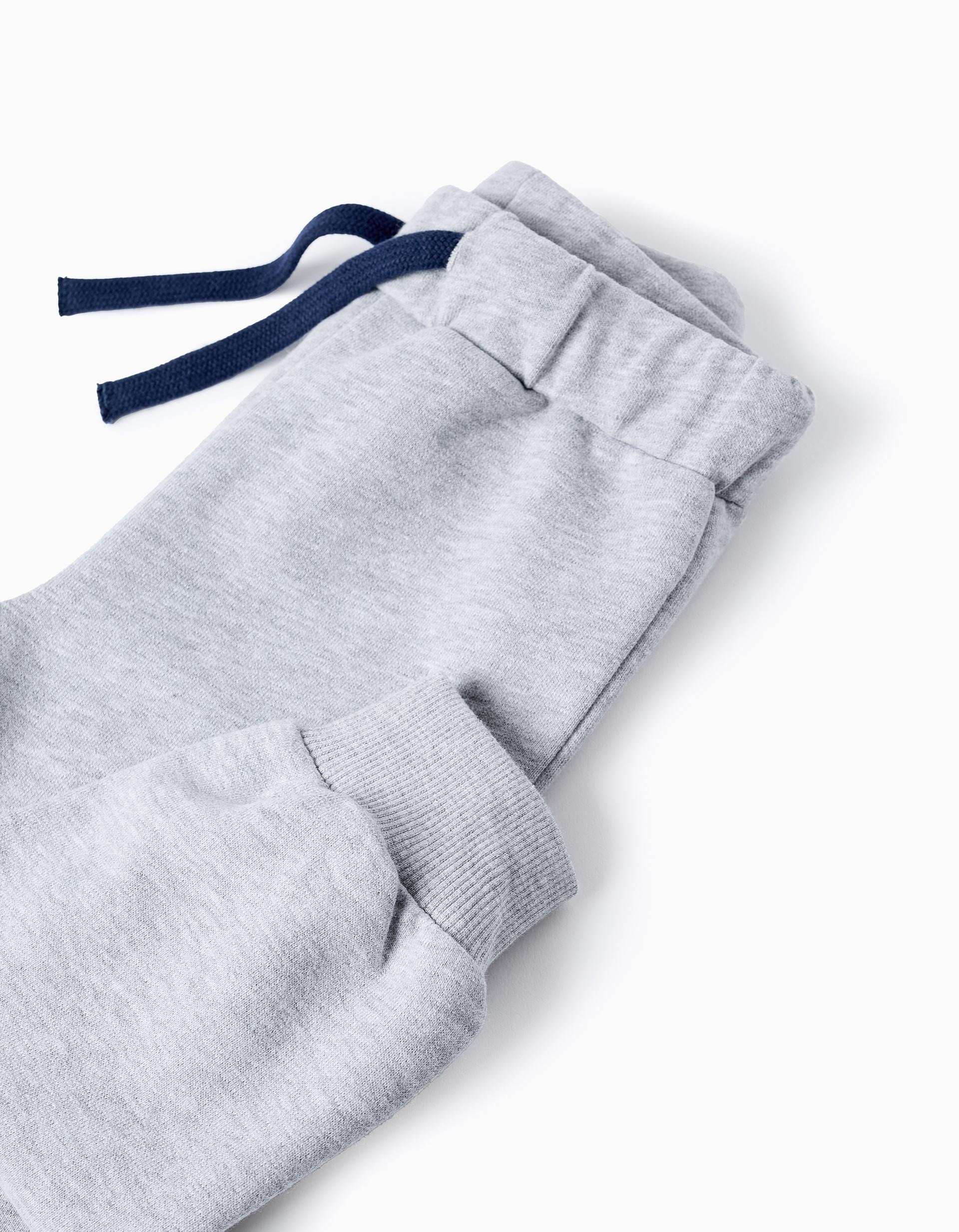 Sudadera + Pantalones de Algodón para Bebé Niño 'Mickey', Azul/Gris