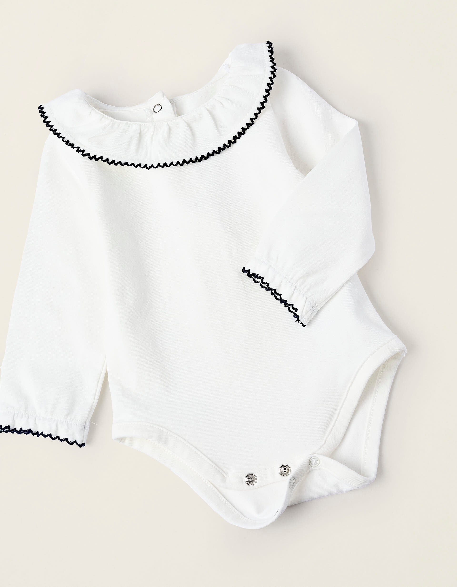 Body + Bloomer pour Nouveau-née 'B&S', Blanc/Multicolore