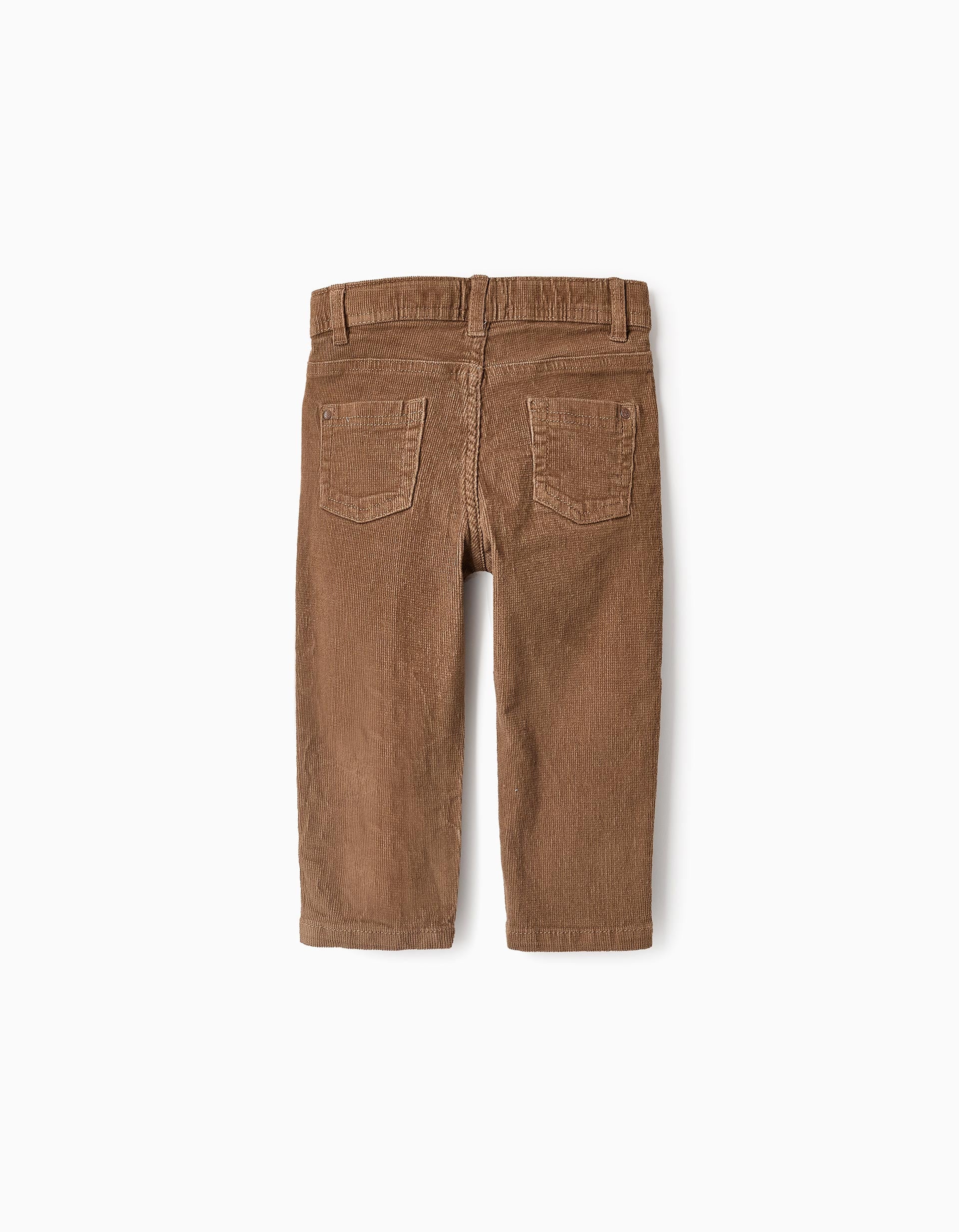 Corduroy Trousers for Baby Boys, Camel