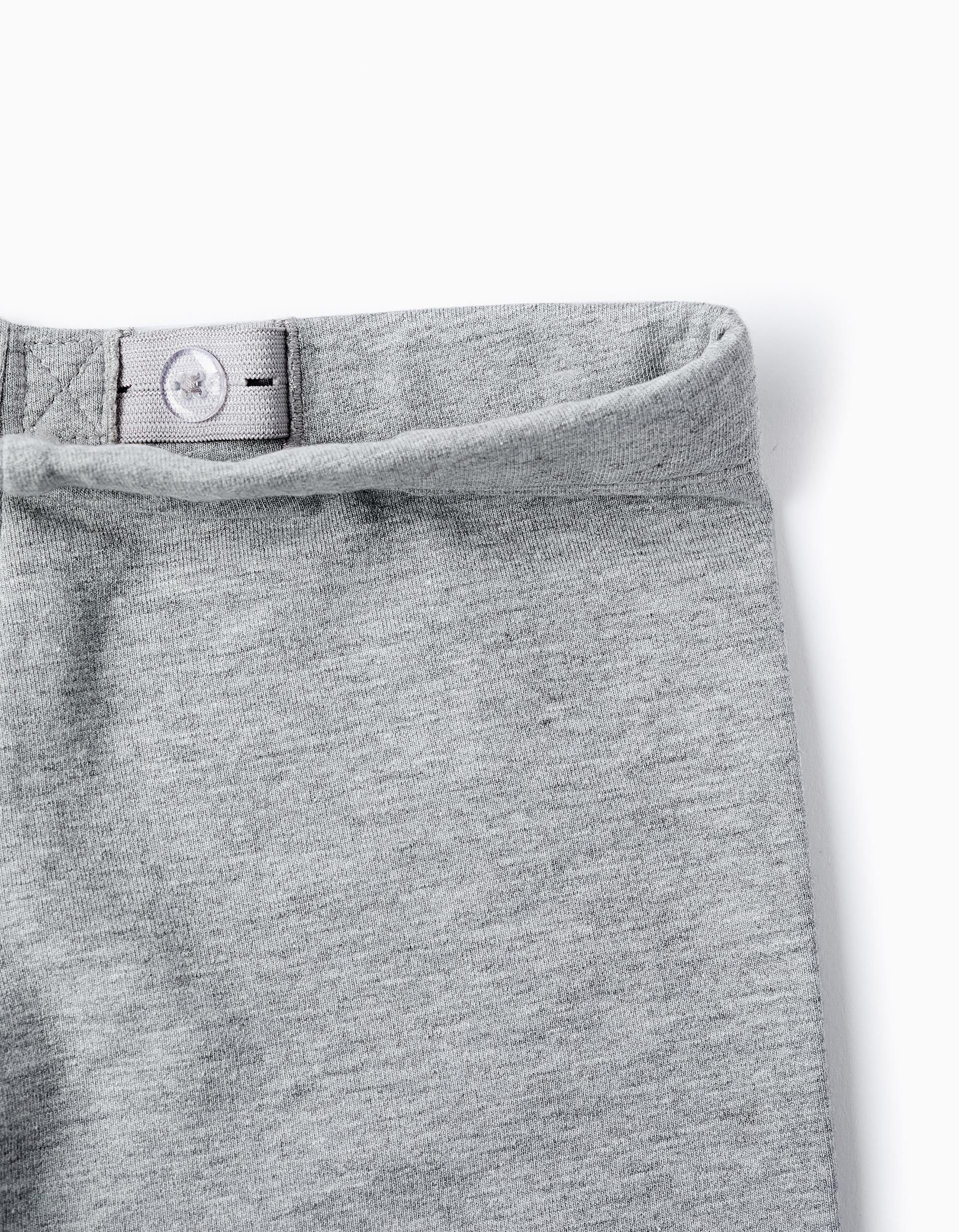 Legging Gratté pour Fille, Gris