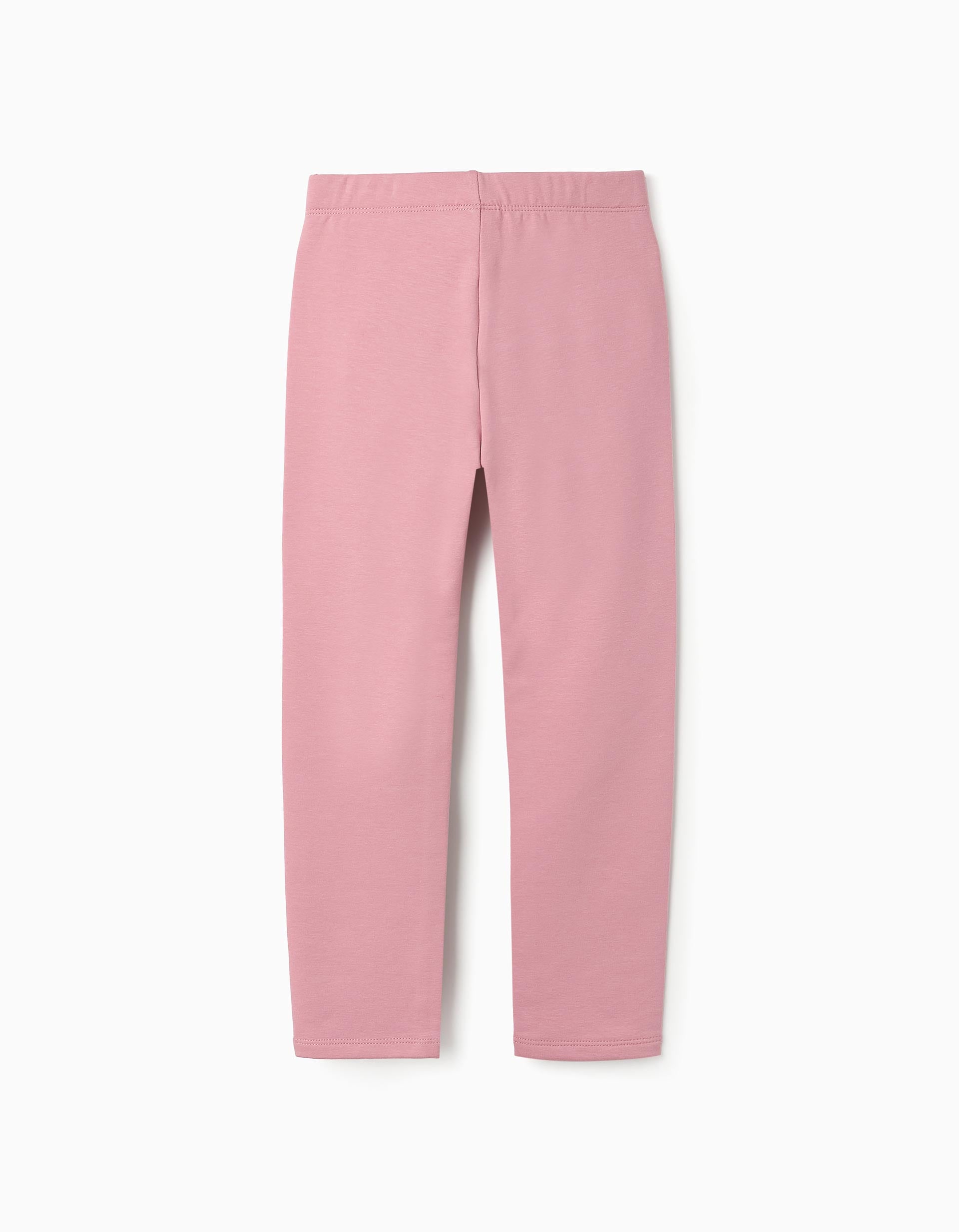 Leggings Cardadas para Menina, Rosa