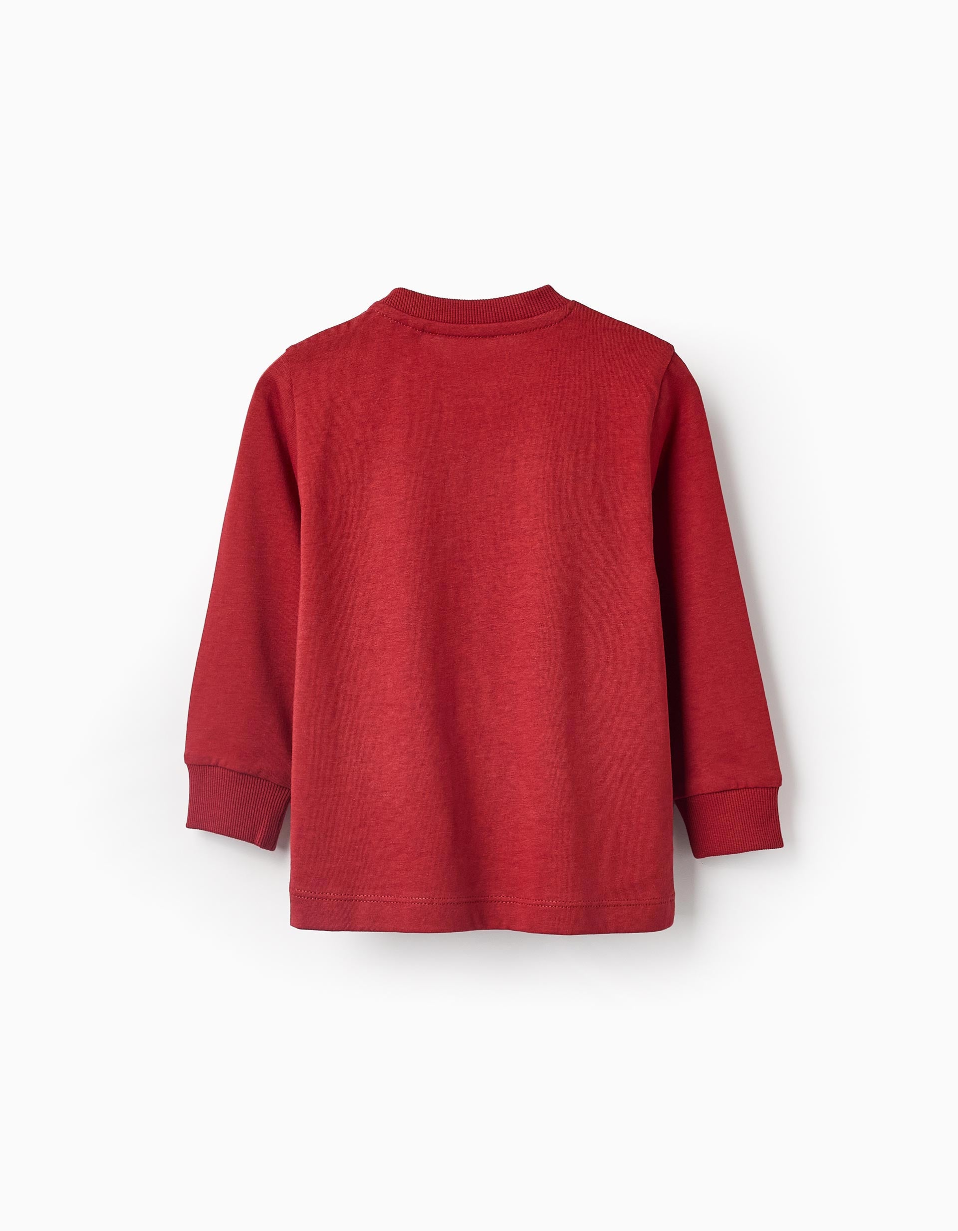 T-shirt à Manches Longues en Coton pour Bébé Garçon 'Write', Rouge