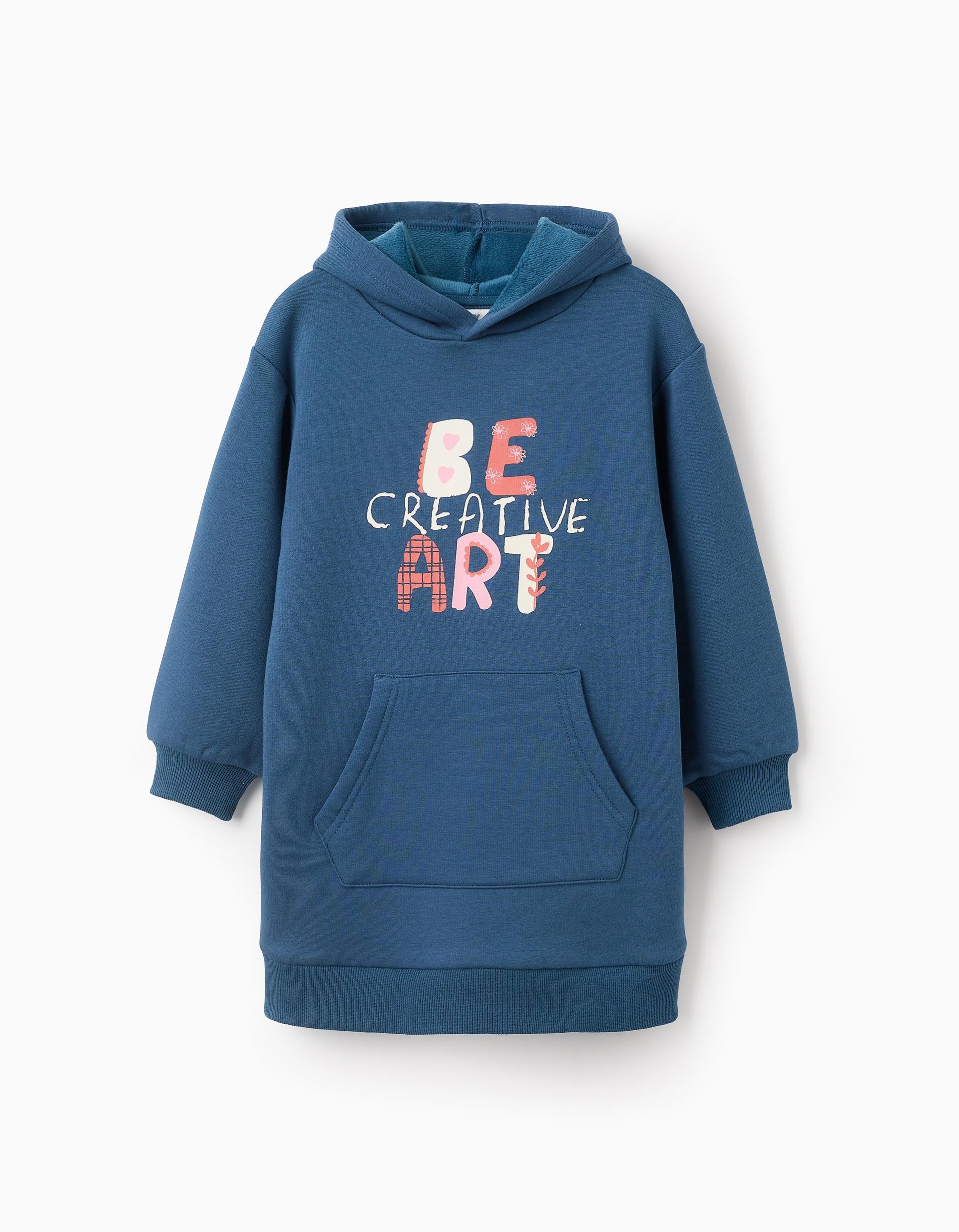 Robe-Sweat Effet Thermique pour Fille 'Art', Turquoise