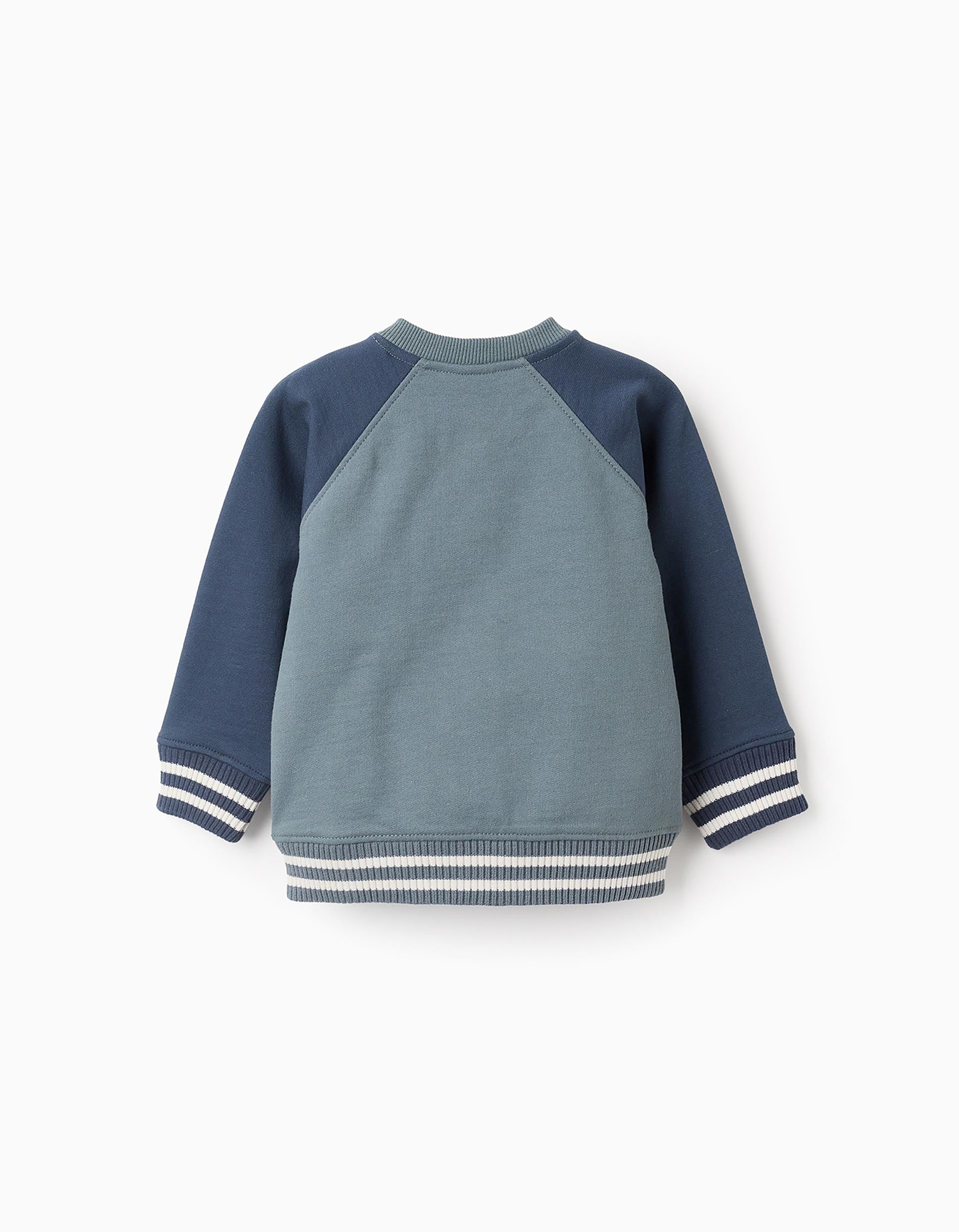 Cotton Sweatshirt for Baby Boys 'Water House', Blue