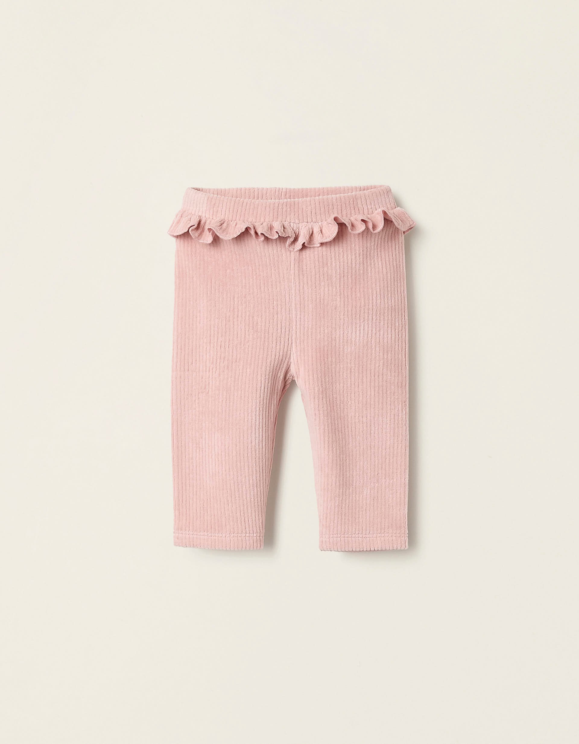 Corduroy Trousers for Newborn Girls, Pink