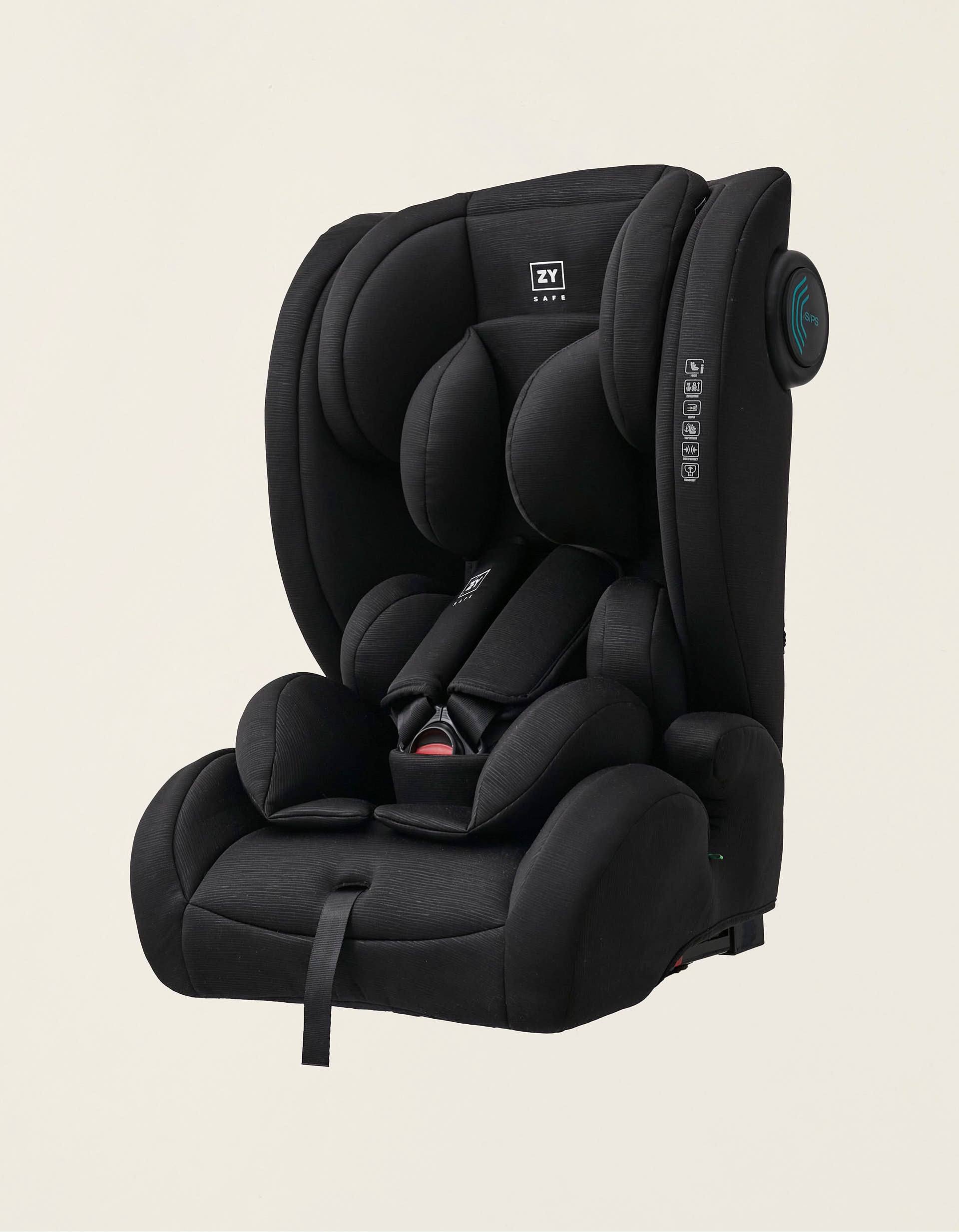 Cadeira Auto I-Size ZY Safe Primecare Isofix (76-150cm), Preto